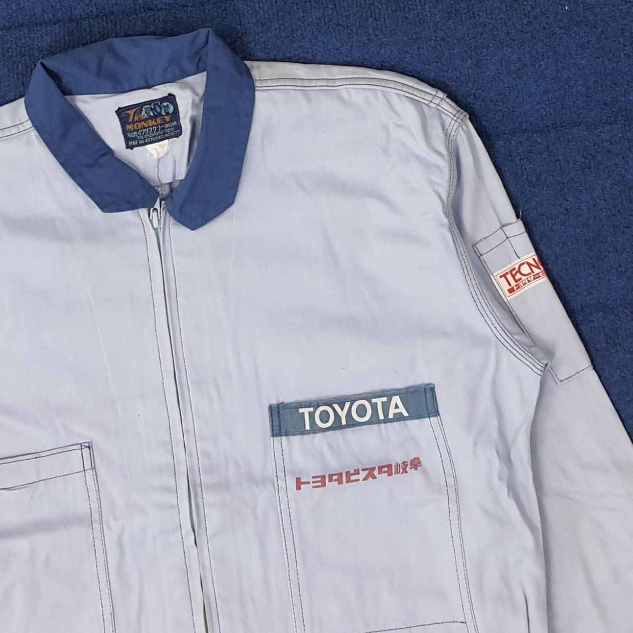 Japanese Brand Vintage Toyota Tecno Japan Motorsports Coverall C260N3 Size US M / EU 48-50 / 2 - 3 Thumbnail