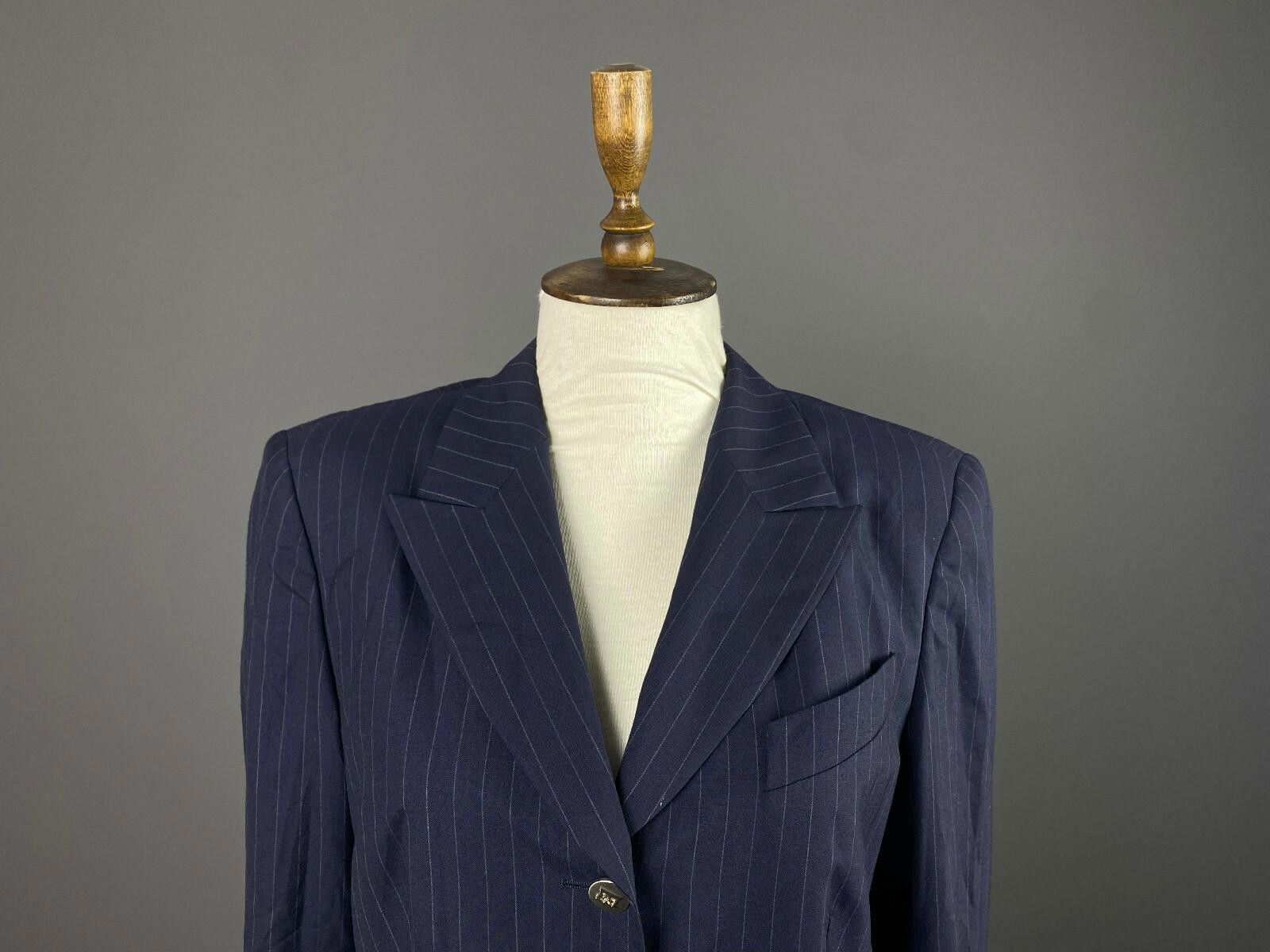 Escada Escada Navy Blue Cashmere Sport Coat Blazer Jacket Size 40 Size M / US 6-8 / IT 42-44 - 2 Thumbnail