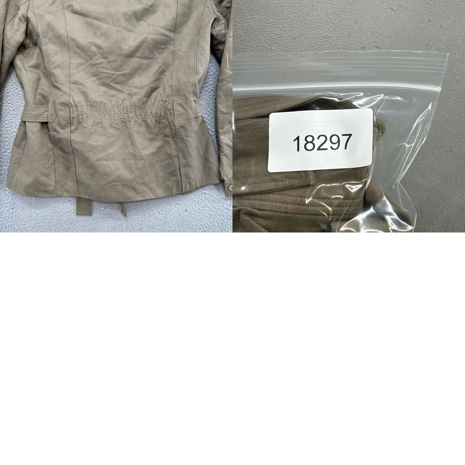 Talbots Talbots Jacket Women’s Belted Linen Blend Brown Size 12 Button Up Mid-Length Casual Seasonal Tan Jacket Womens Size XL / US 12-14 / IT 48-50 - 9 Thumbnail