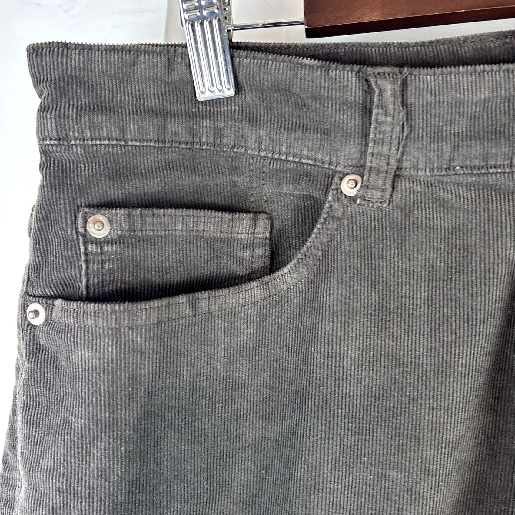 Peter Millar Peter Millar Corduroy Pants Mens 34x31 Brown Classic Five Pocket Stretch Casual Size US 34 / EU 50 - 5 Thumbnail