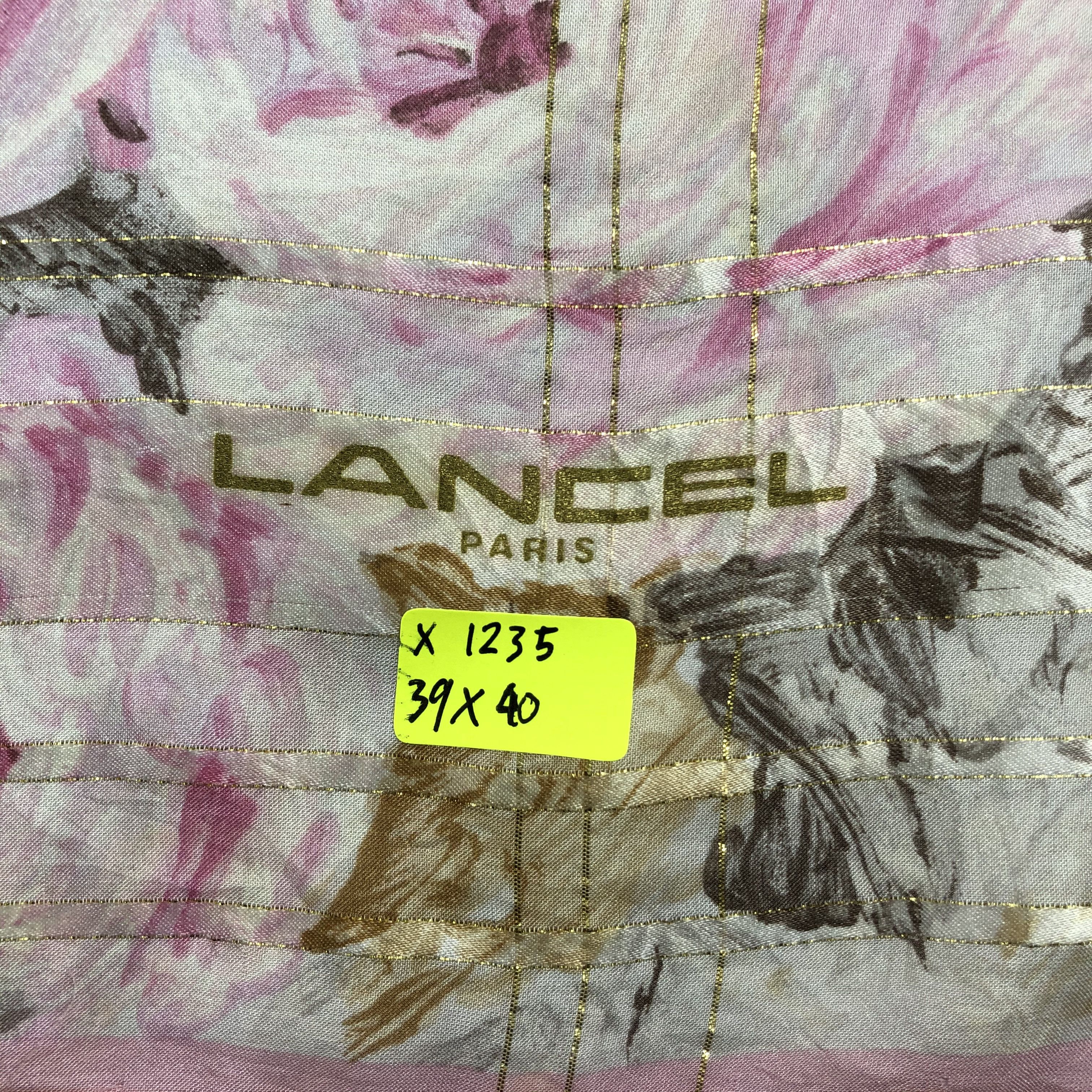Lancel Vintage Lancel Silk Scarf Size ONE SIZE - 6 Thumbnail