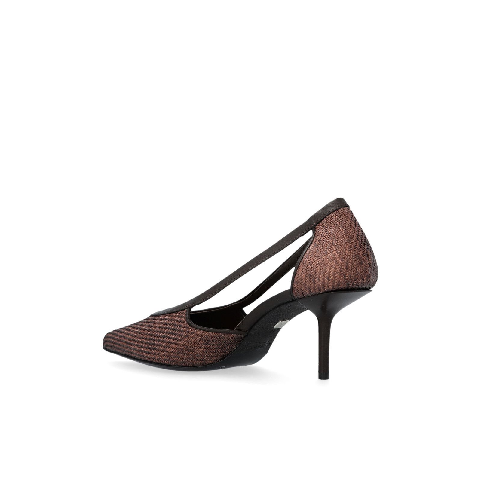 Max Mara MAX MARA Brown Leather 70mm Heel Mules New & Authentic (Wome Size US 6 / IT 36 - 3 Thumbnail