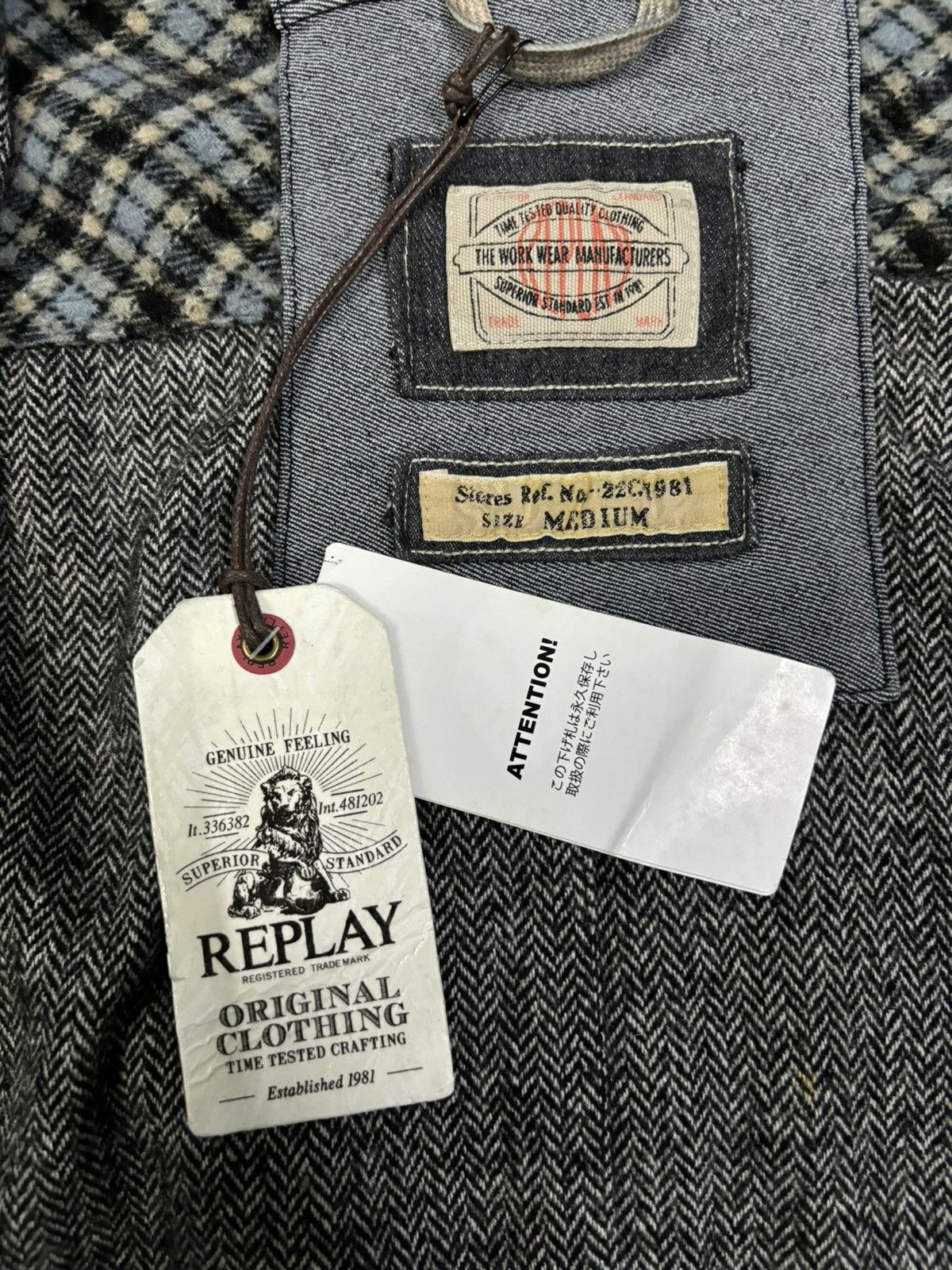 Replay Replay Canvas Thrashed Rusty Multipockets Chore Jacket Size US M / EU 48-50 / 2 - 19 Thumbnail