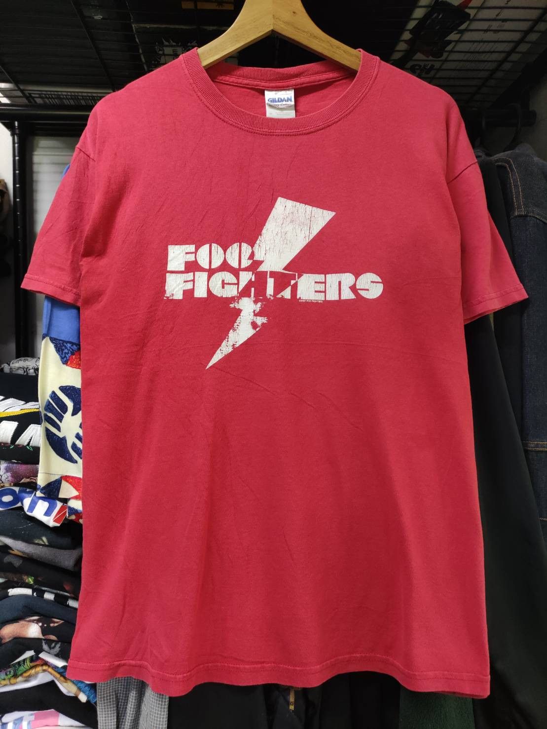 Band Tees Vtg 00's Foo Fighters Logo T-Shirt Size US M / EU 48-50 / 2 - 2 Thumbnail