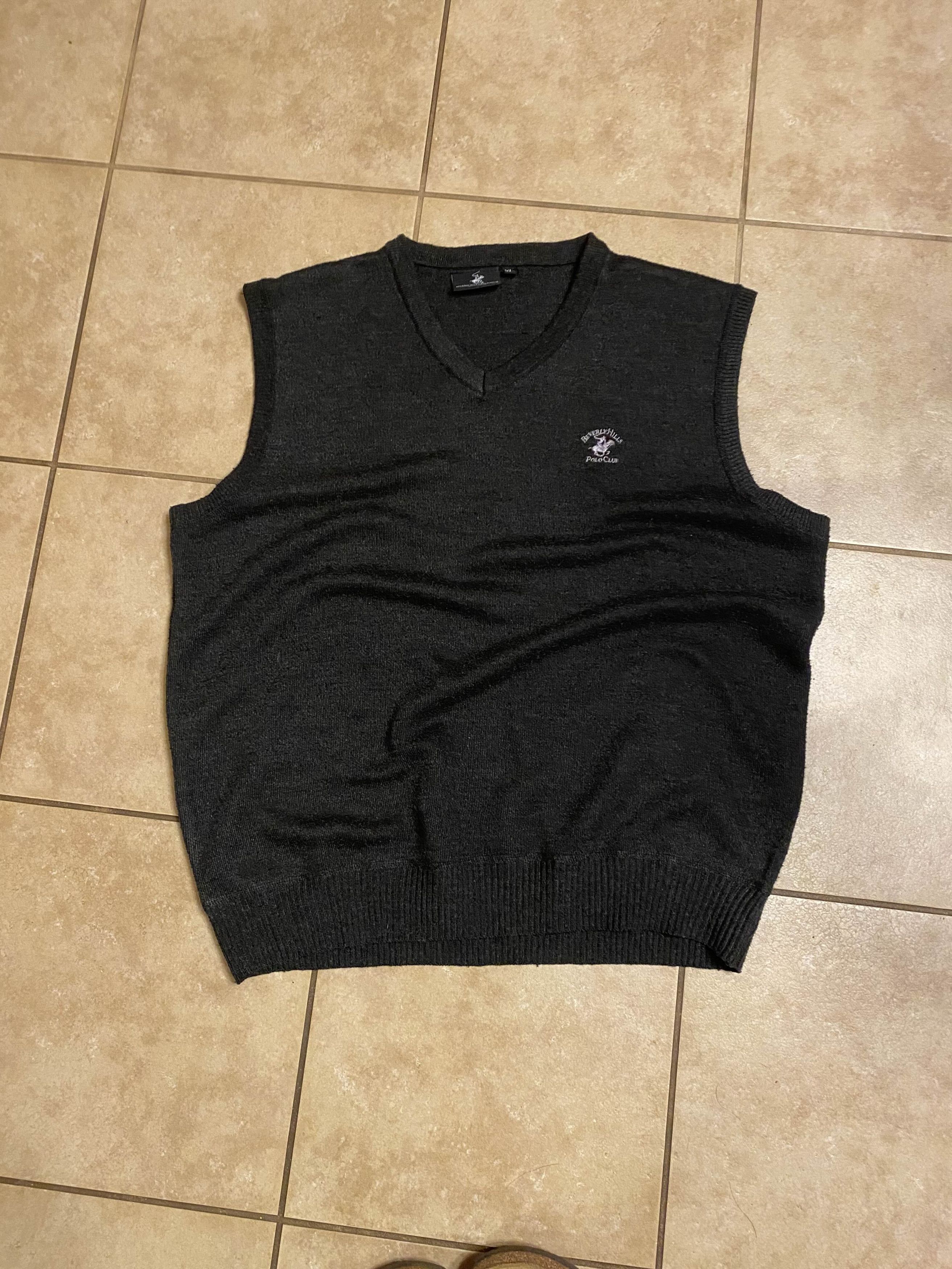 Beverly Hills Polo Club × Polo Ralph Lauren × Vintage Vintage Beverly Hills Polo Club Knit Vest Size US XL / EU 56 / 4 - 1 Thumbnail