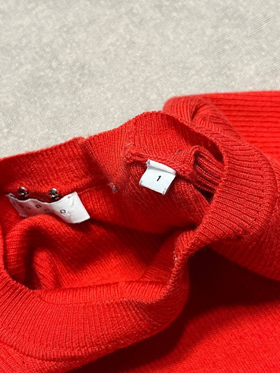 Sandro Sandro Paris Women`s Red Knit Sweater Tops Size 1 Size S / US 4 / IT 40 - 15 Thumbnail