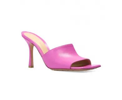 Bottega Veneta o1n1vont1124 Stretch Mules in Pink Size US 11.5 / IT 41.5 - 2 Thumbnail