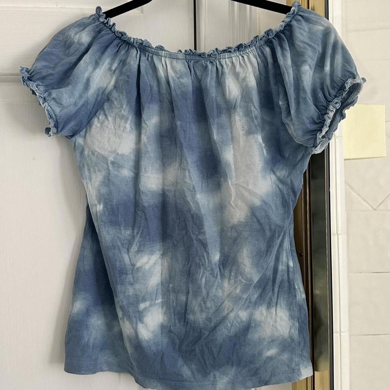 Polo Ralph Lauren Ralph Lauren Women's Blue and White Blous Size S / US 4 / IT 40 - 2 Thumbnail