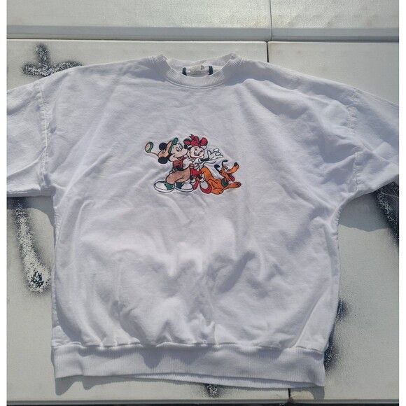 Disney Vtg Disney Store Mickey and Friends Golf sweatshirt Pluto Size US L / EU 52-54 / 3 - 3 Thumbnail