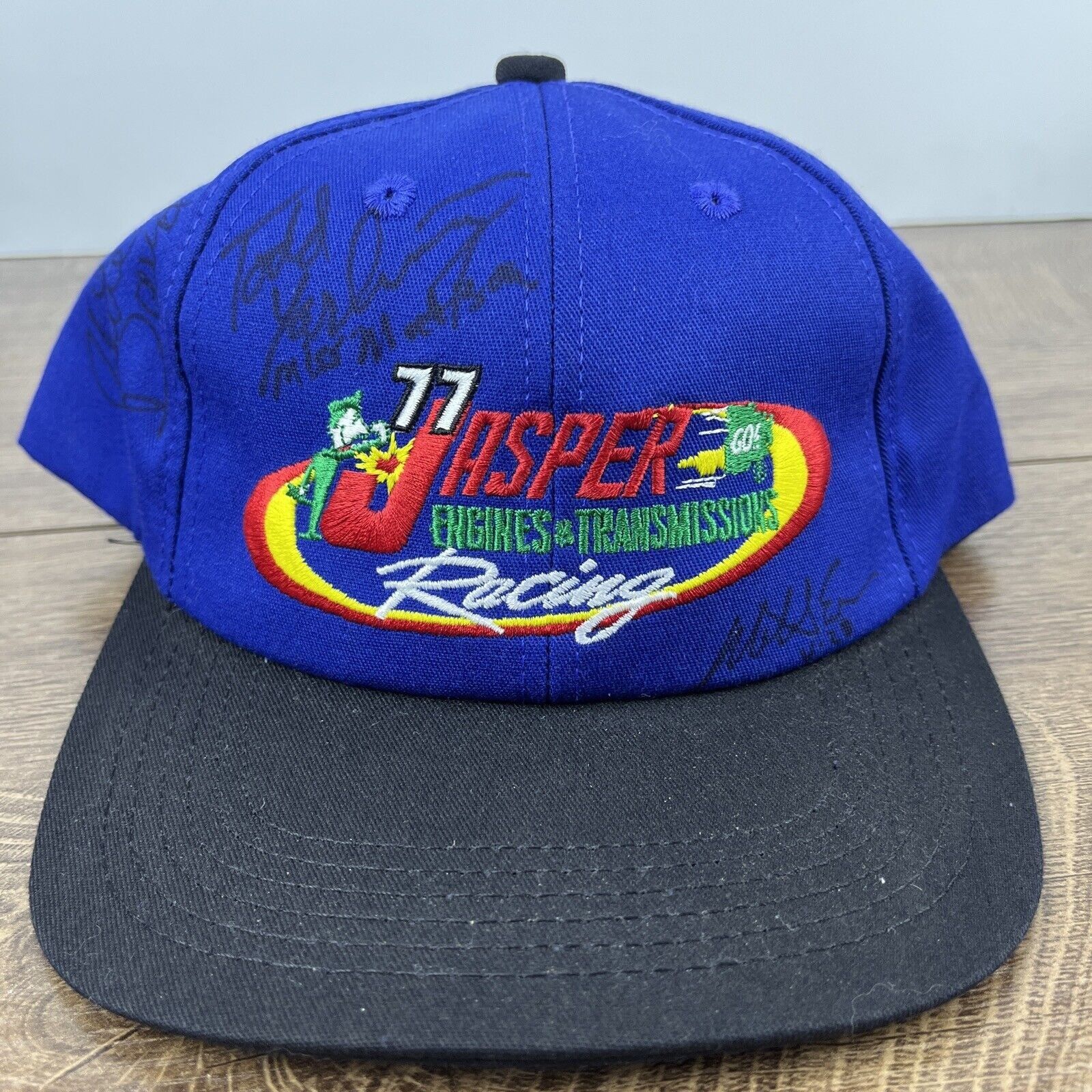 Other Jasper Engines & Transmissions Hat 77 Blue Hat Adjustable Ad Size ONE SIZE - 4 Thumbnail