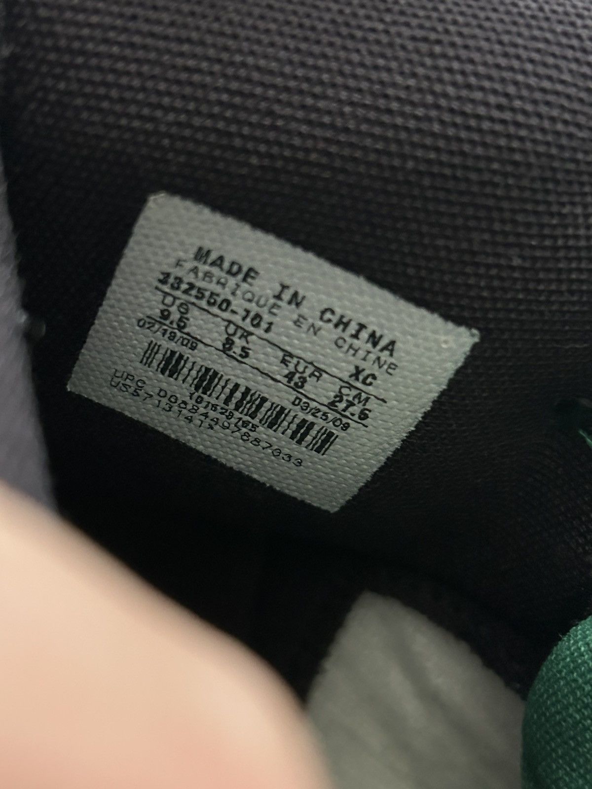 Jordan Brand 2009 jordan 1 Celtics Size US 9.5 / EU 42-43 - 7 Thumbnail