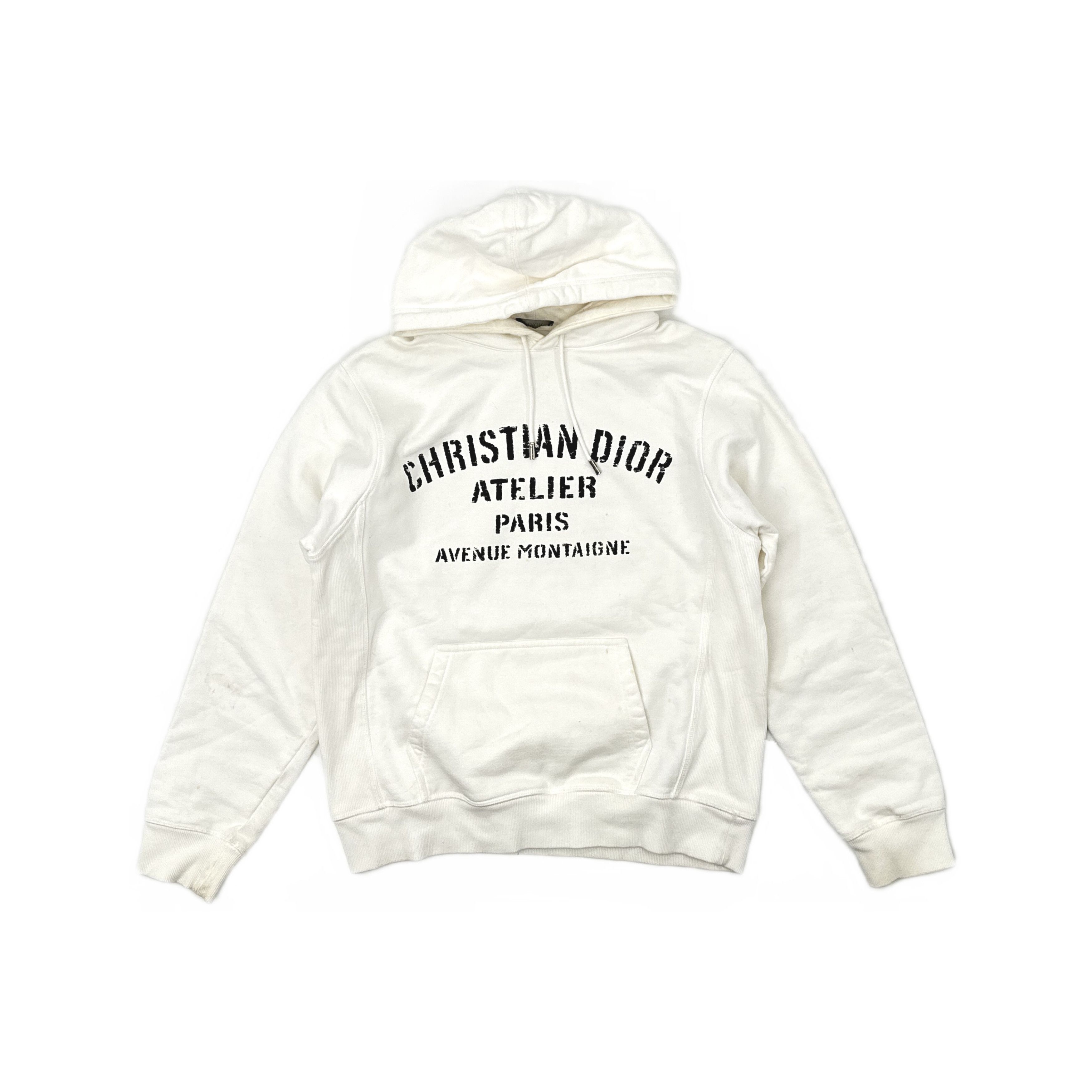 Dior Dior Atelier Stencil Print Hoodie Size M Size US M / EU 48-50 / 2 - 1 Thumbnail