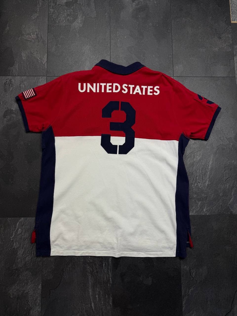 Polo Ralph Lauren Vintage Polo Ralph Lauren big logo United States polo Size US XXL / EU 58 / 5 - 9 Thumbnail