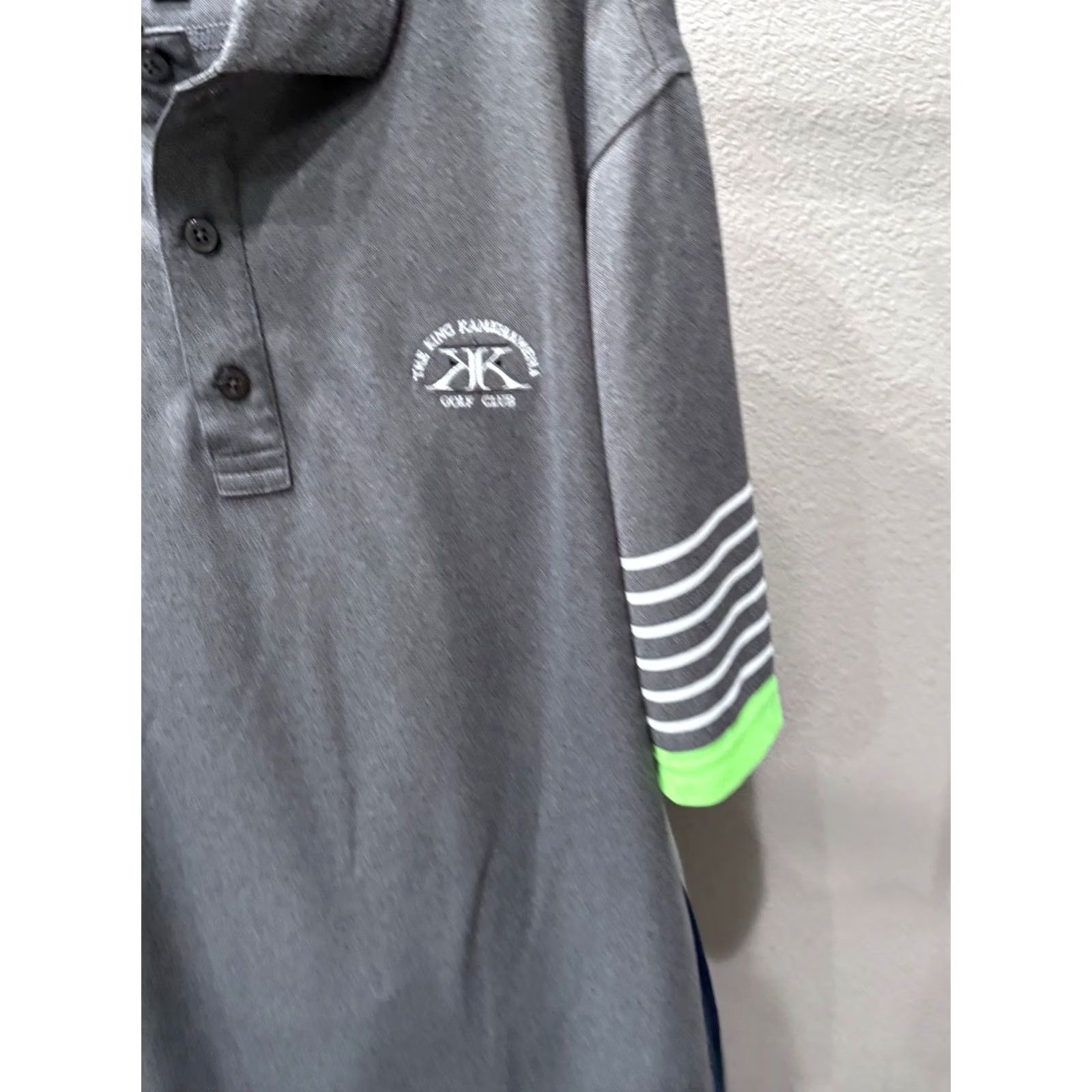 Footjoy Footjoy King Kamehameha Golf Club POLO SHIRT XL Men’s Multicolor Long Sleeve Polo Shirt XL Size US XL / EU 56 / 4 - 4 Thumbnail