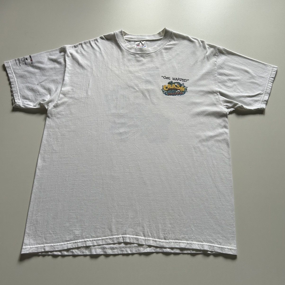 Playstation × Vintage Vintage 90s Crash Bandicoot Get Warped PlayStation T Shirt Size US XL / EU 56 / 4 - 3 Thumbnail