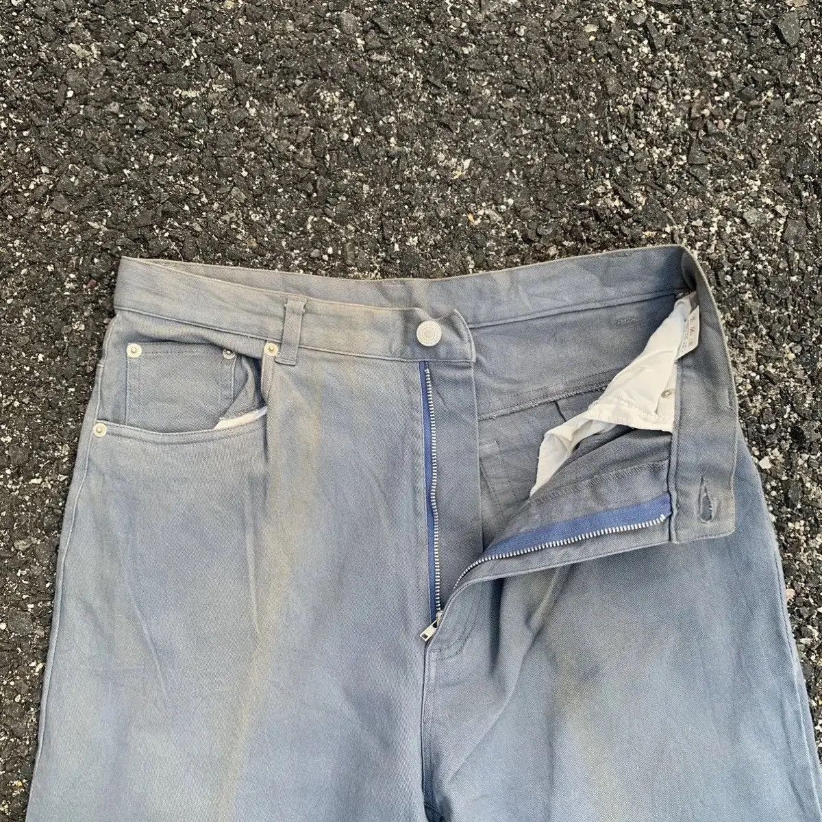 Japanese Brand × StraightFaded Japanese Vintage 5-Pocket Jeans Faded Trousers Pants Size US 29 - 5 Thumbnail