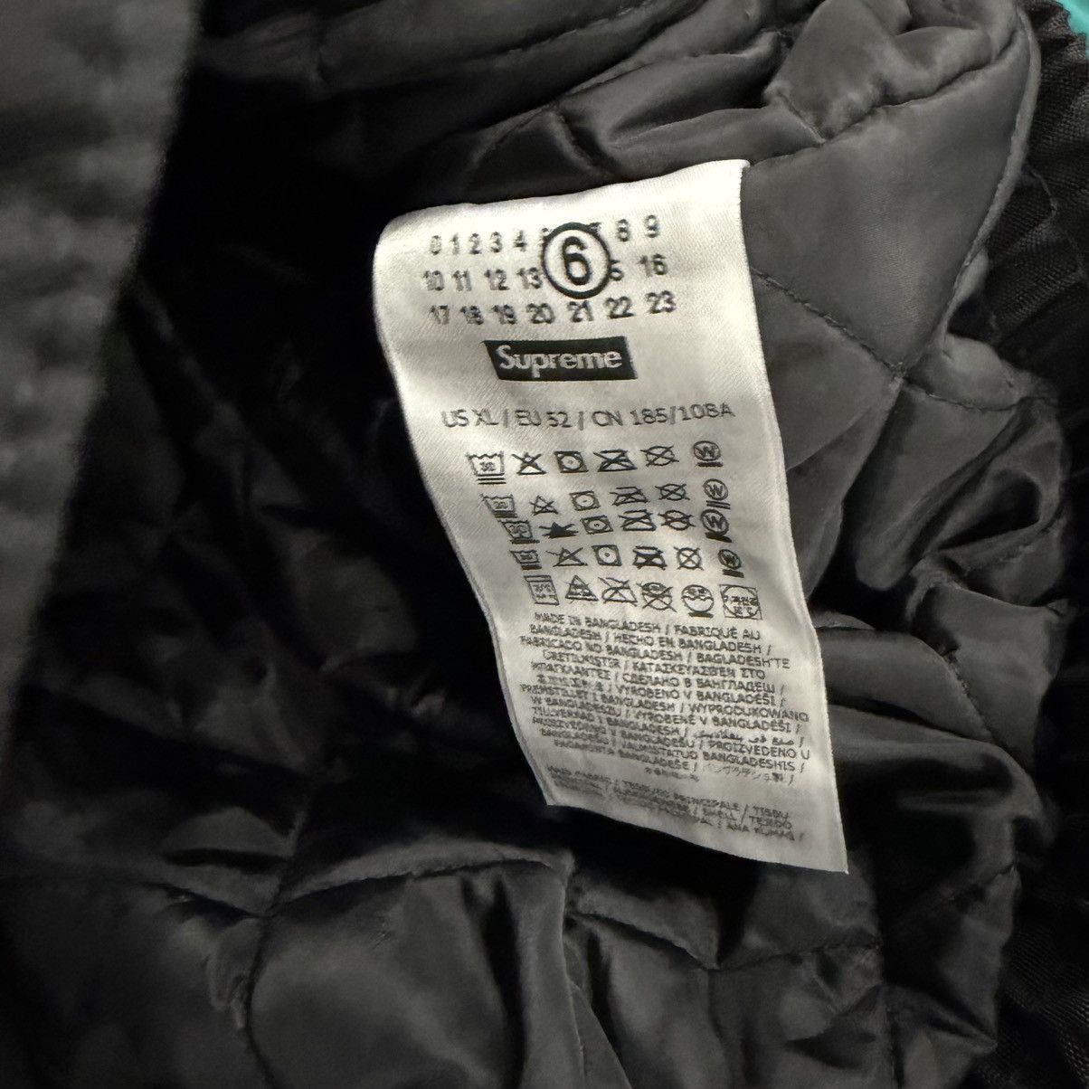 Maison Margiela × Supreme Supreme®/MM6 Maison Margiela Split Stadium Jacket Black Size US XL / EU 56 / 4 - 11 Thumbnail