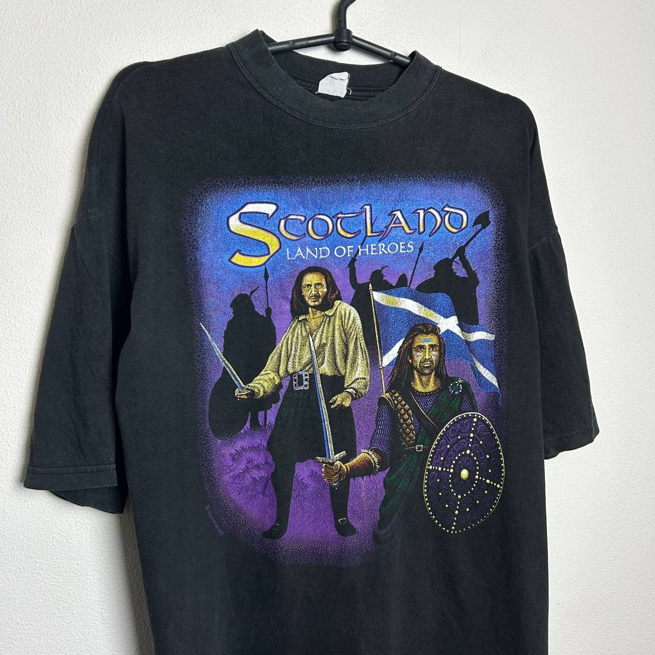 Vintage Vintage Scotland Land Of Heroes 90s Big logo tee Size US M / EU 48-50 / 2 - 2 Thumbnail