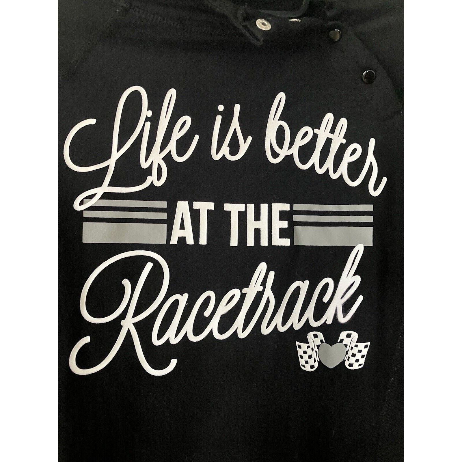Chito Chix Gear women's Racing racer shirt Medium M Black NWOT Size M / US 6-8 / IT 42-44 - 3 Thumbnail