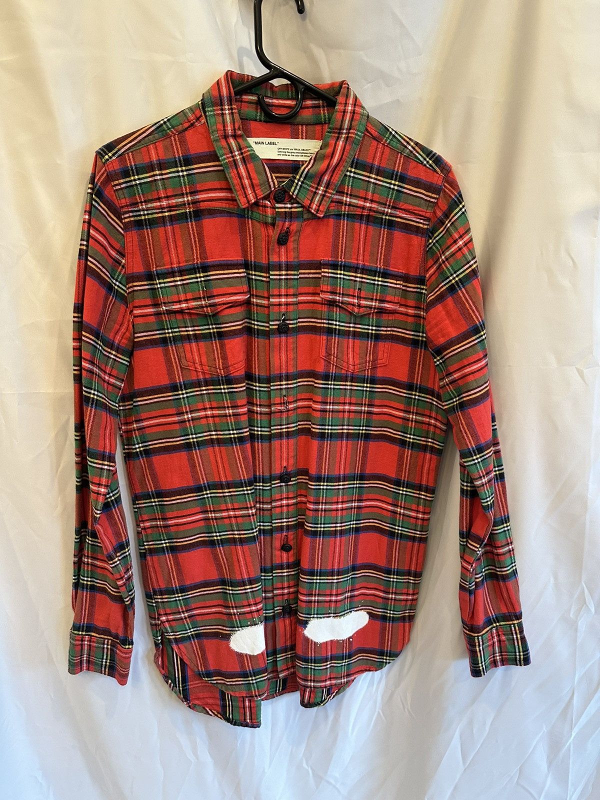 Off-White Off-White Plaid Shirt Size US S / EU 44-46 / 1 - 1 Thumbnail
