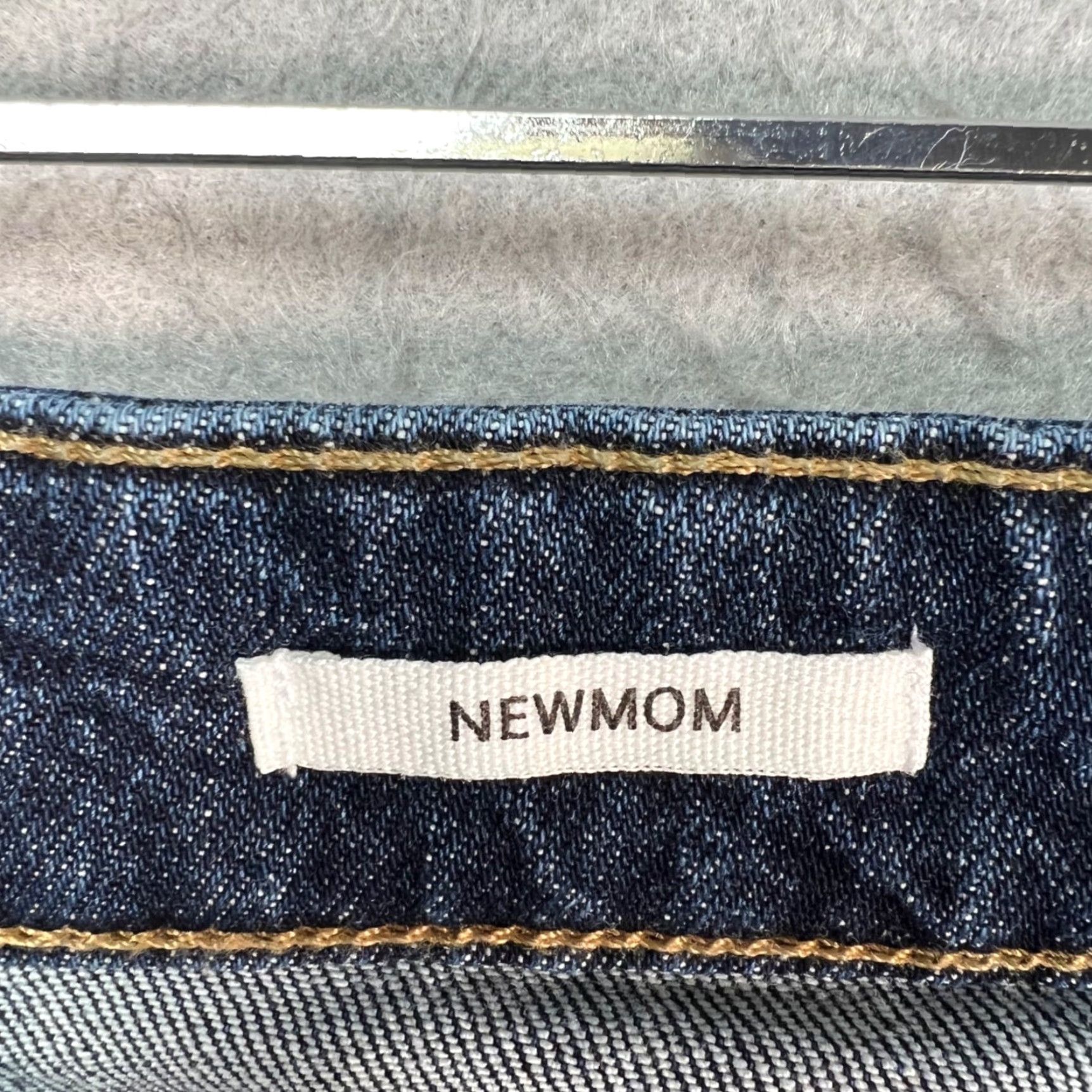 Mango Mango Jeans Women's 8 Mom High-Waist Blue Cotton Denim 5-Pocket Design Regular Size 30" / US 8 / IT 44 - 4 Thumbnail