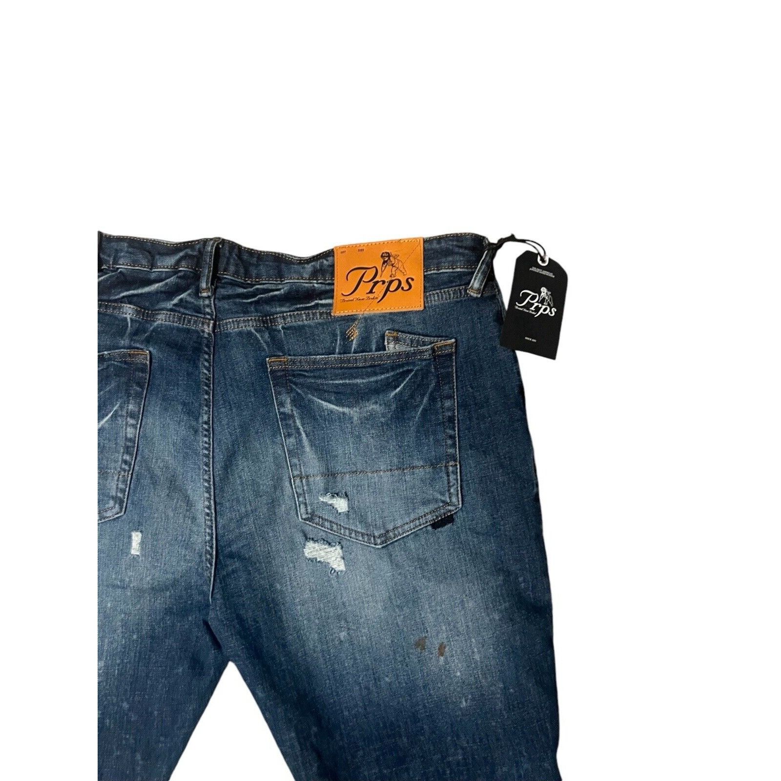 Prps PRPS Cayenne Super Skinny Mens Jeans Blue $228 Size 40/32 Size US 40 / EU 56 - 3 Thumbnail