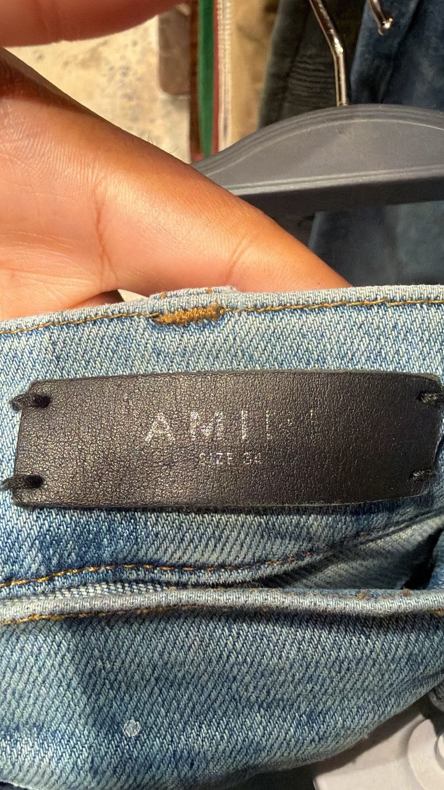 Amiri Amiri Blue Paint Splatter Denim Distressed Size US 34 / EU 50 - 3 Thumbnail