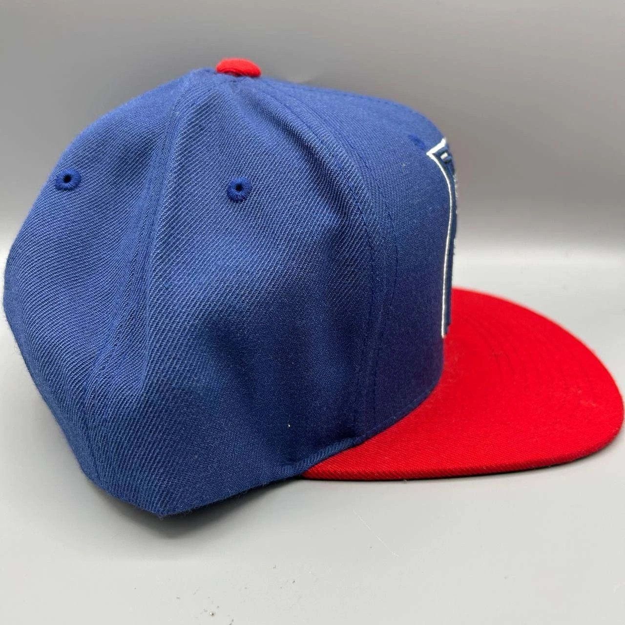 Mitchell & Ness New York Rangers Hat Men Blue Red Embroidered Snap Back Cap Size ONE SIZE - 6 Thumbnail