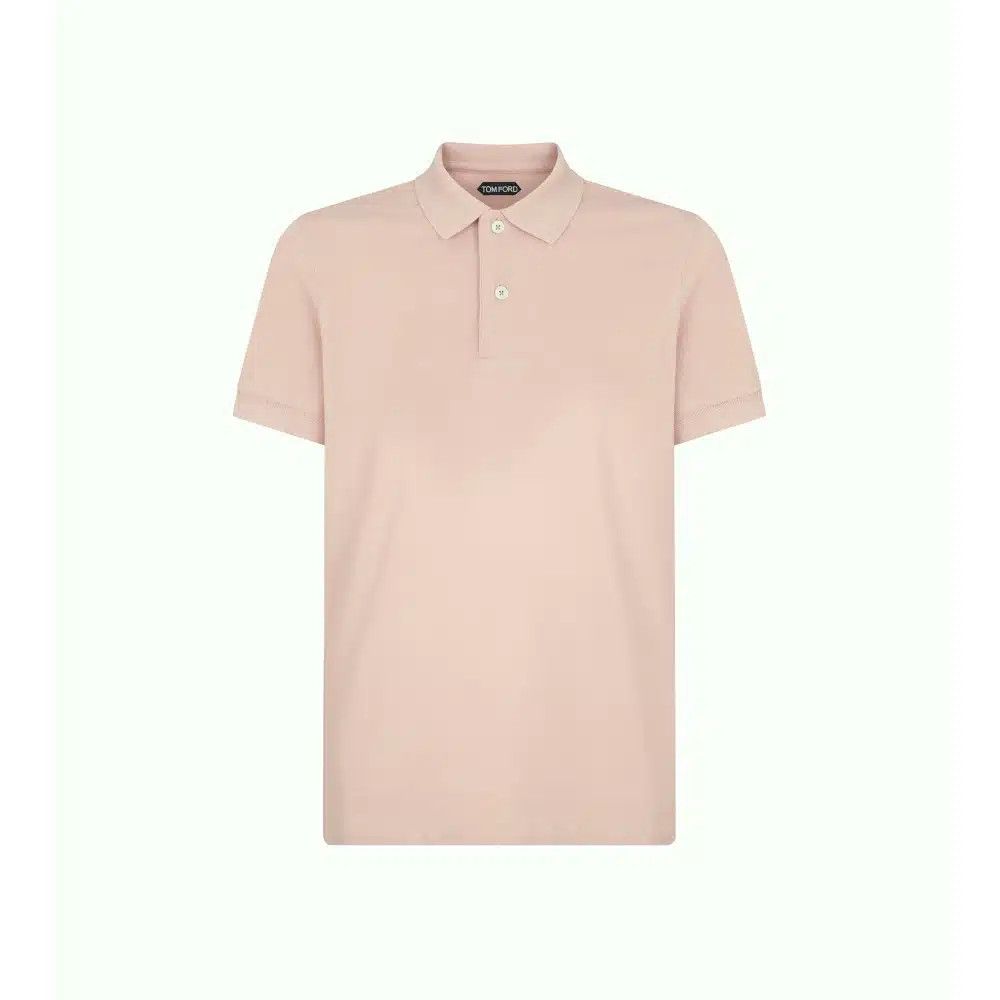 Tom Ford o1loc1c0125 JPS002 Polo Shirt in Light Pink Size US M / EU 48-50 / 2 - 1 Preview