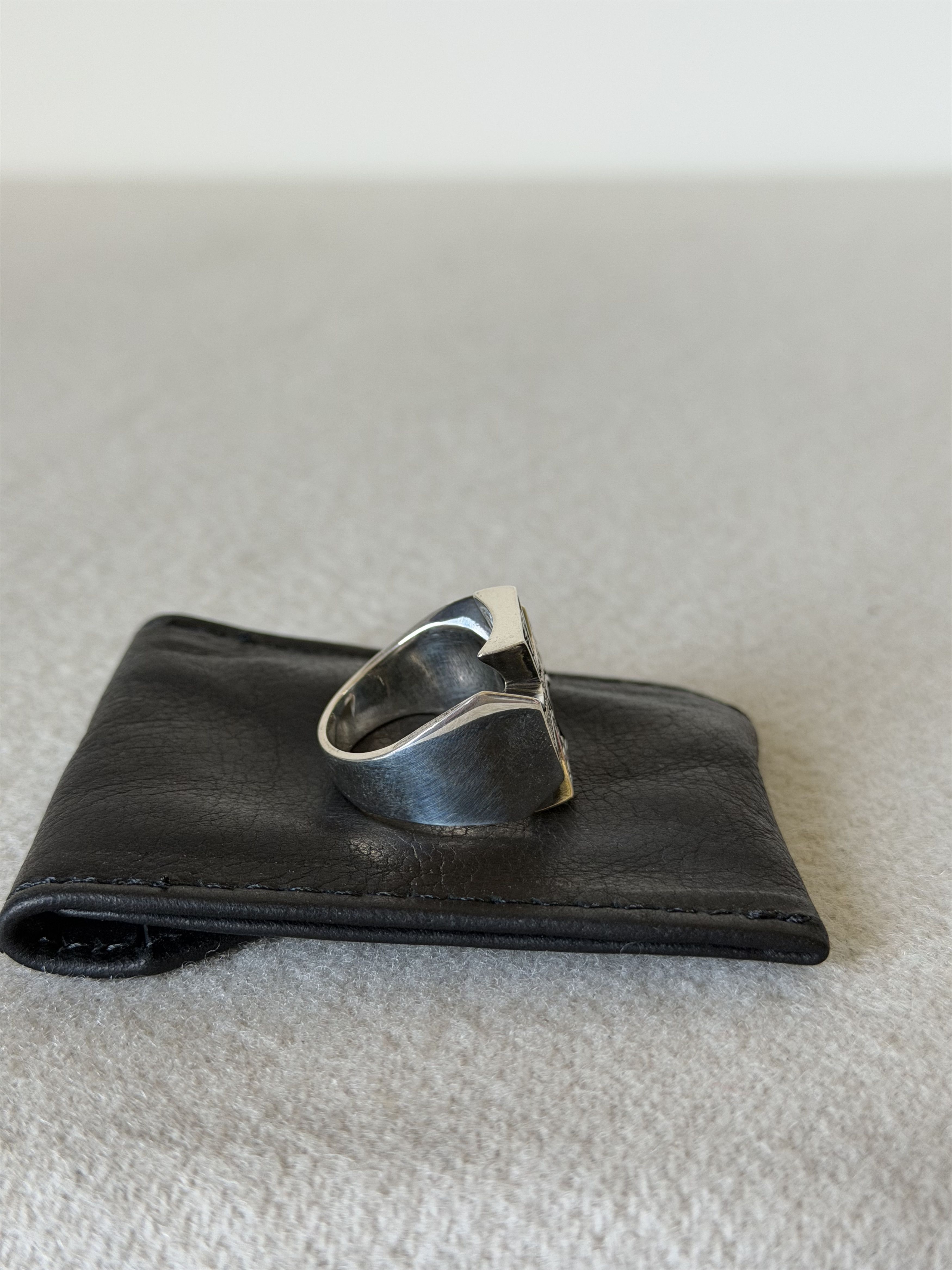 Enfants Riches Deprimes Enfants Riches Deprimes Cross Ring in Silver Size ONE SIZE - 4 Thumbnail