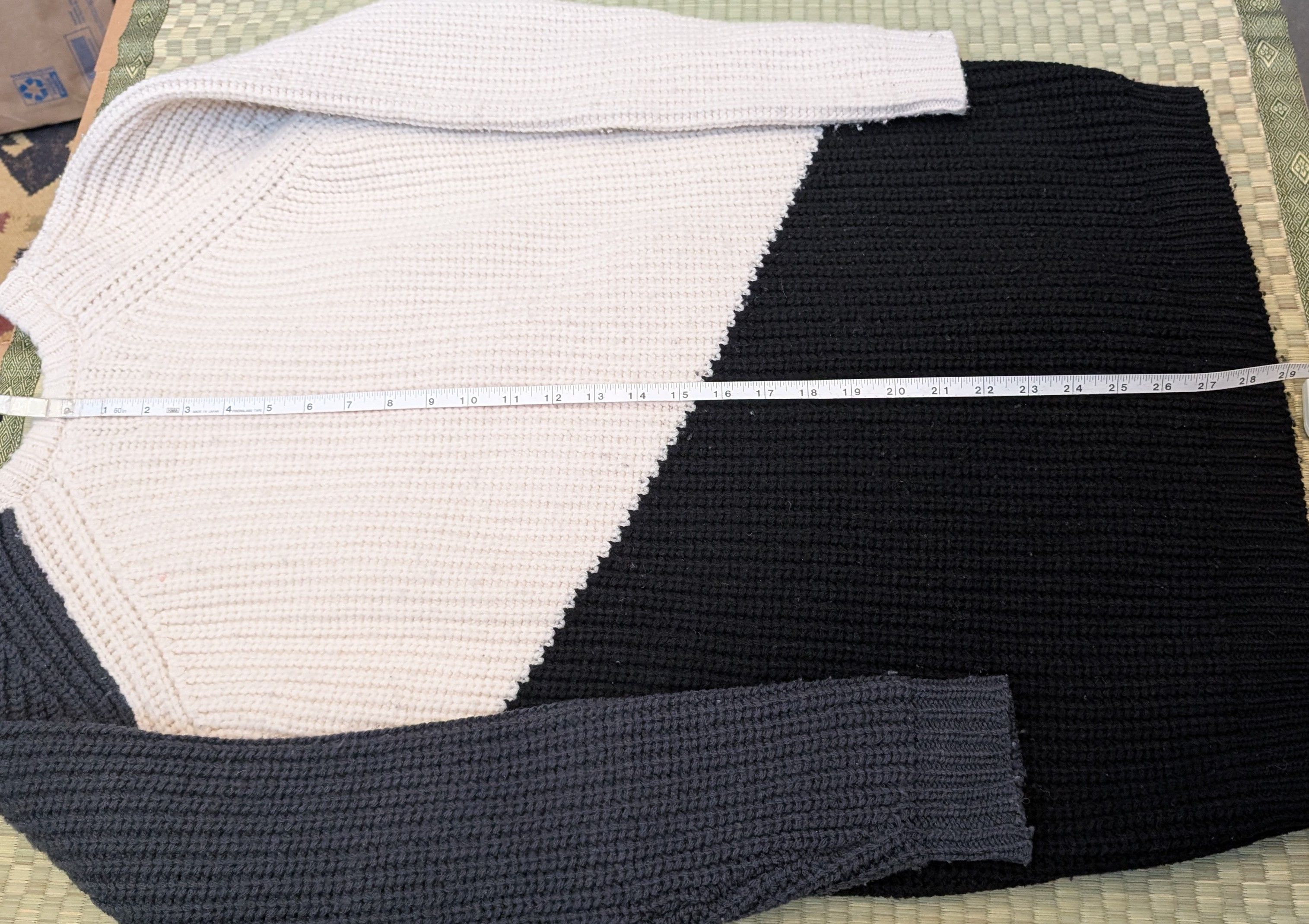 Emerson Fry Emerson Fry Imperial Yarn Virgin Wool Triangle Long Sweater Size XS / US 0-2 / IT 36-38 - 5 Thumbnail