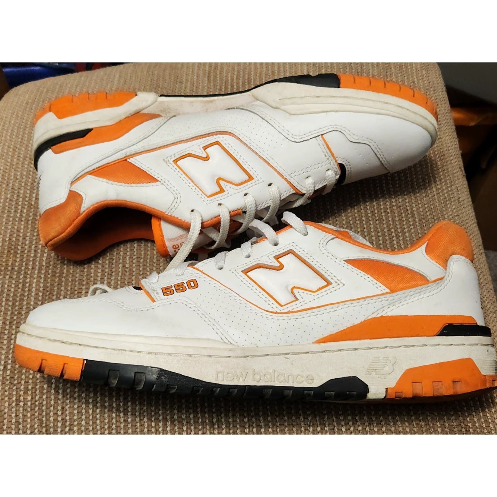New Balance New Balance 550 Syracuse Orange White BB550HG1 10.5 US Men Sneaker White Size US 11 / EU 44 - 2 Thumbnail