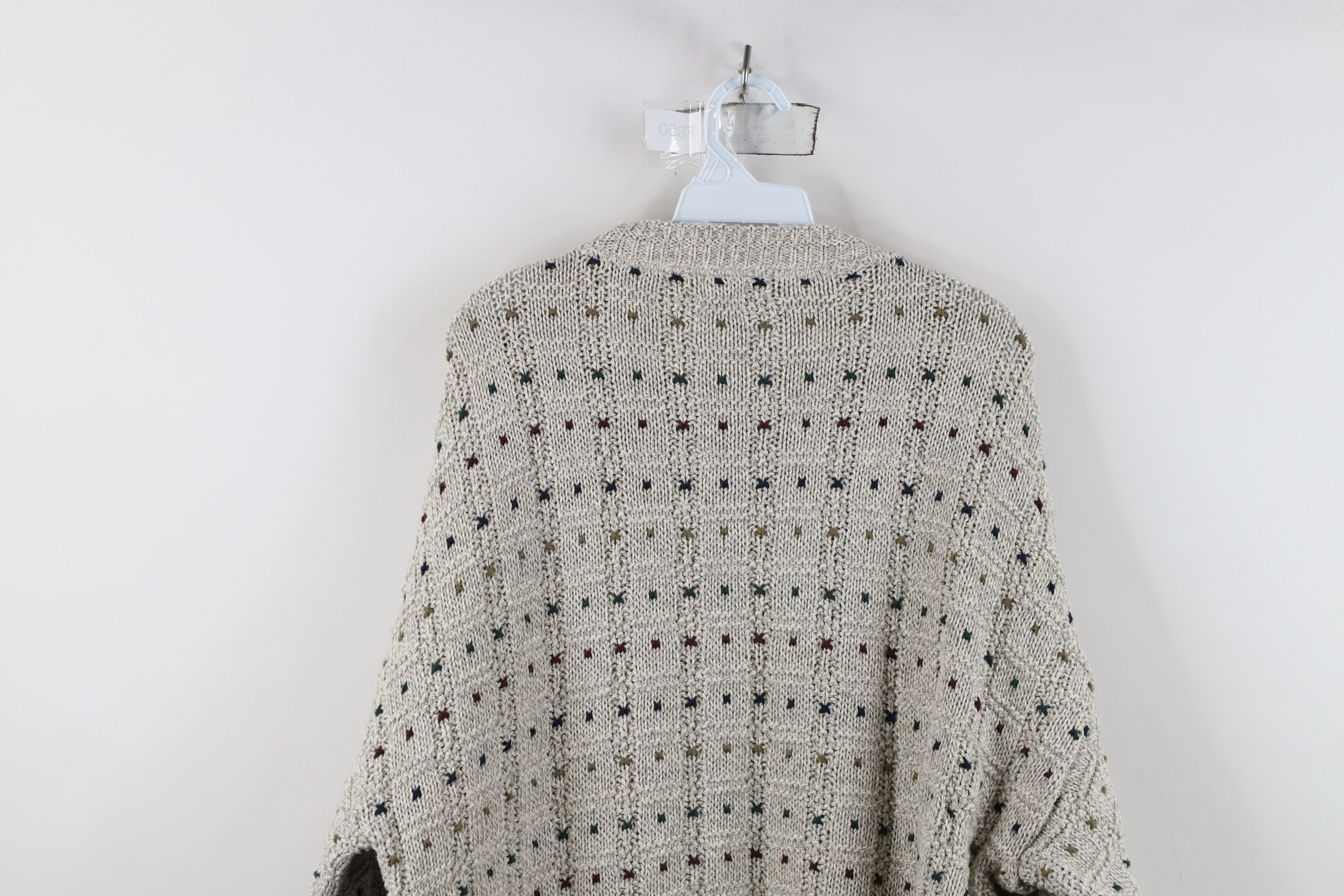 Vintage Vinage 90s Streetwear Rainbow Cotton Ribbed Knit Sweater USA Size US L / EU 52-54 / 3 - 9 Thumbnail