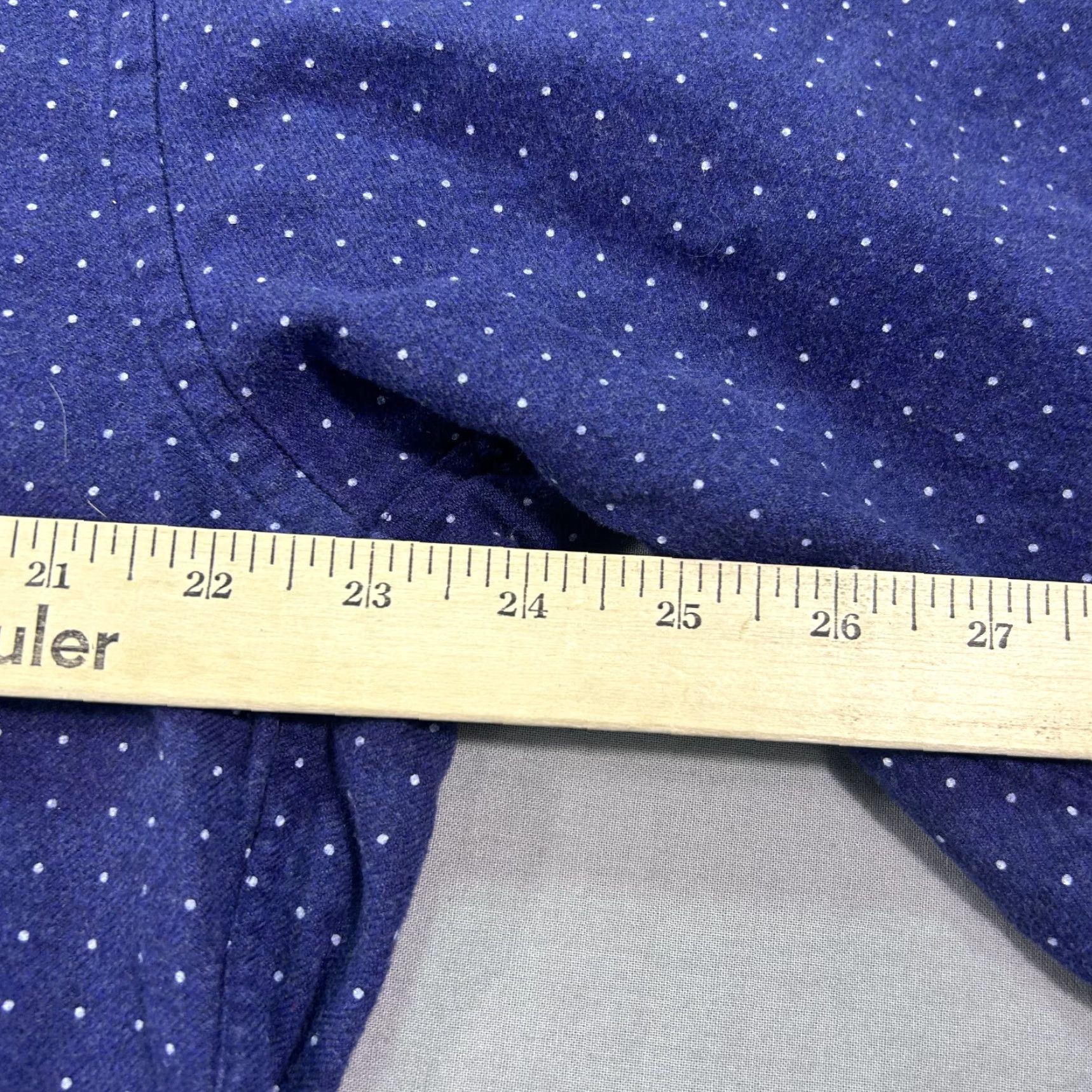 Brooks Brothers Brooks Brothers Shirt Mens Button-Up Madison Blue Flannel Polka Dot Cotton Easy Care Classic Preppy Size US M / EU 48-50 / 2 - 6 Thumbnail