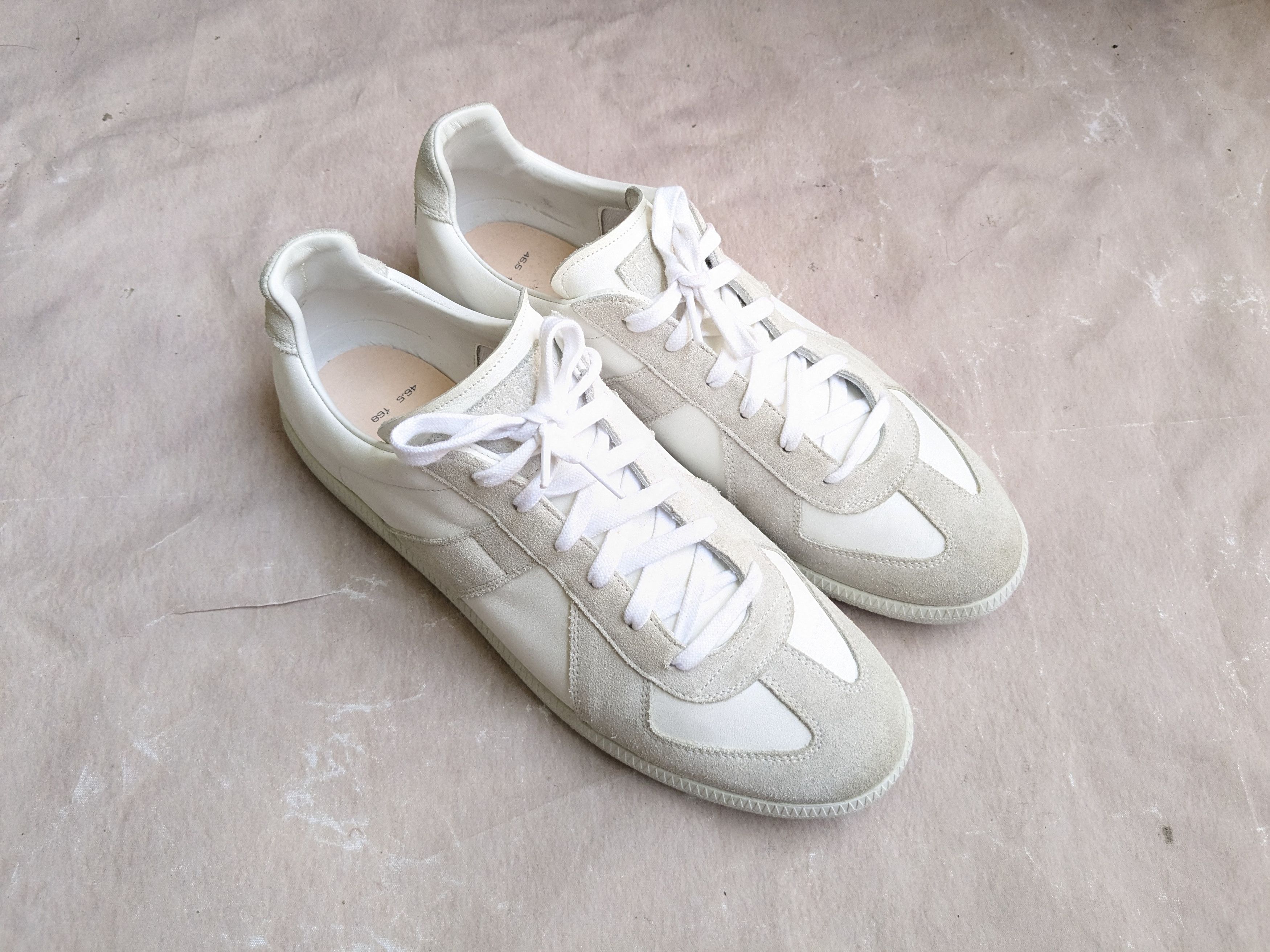 Maison Margiela Maison Margiela GAT Replica White 13.5 46.5 Low Tops Size US 13 / EU 46 - 4 Thumbnail