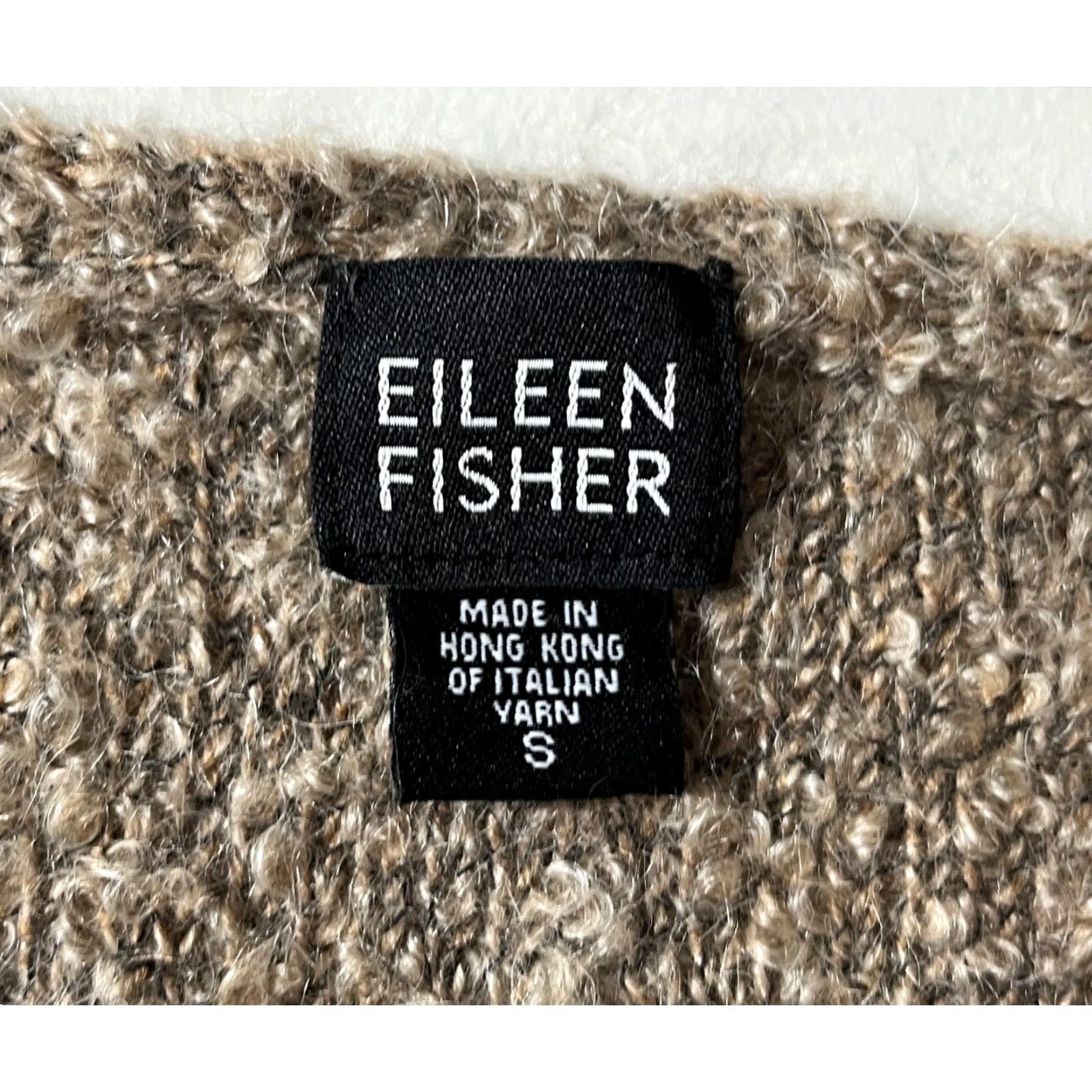 Eileen Fisher VINTAGE Women’s Eileen Fisher V-Neck Pullover Sweater Merino Wool Mohair Sz S Size S / US 4 / IT 40 - 7 Thumbnail