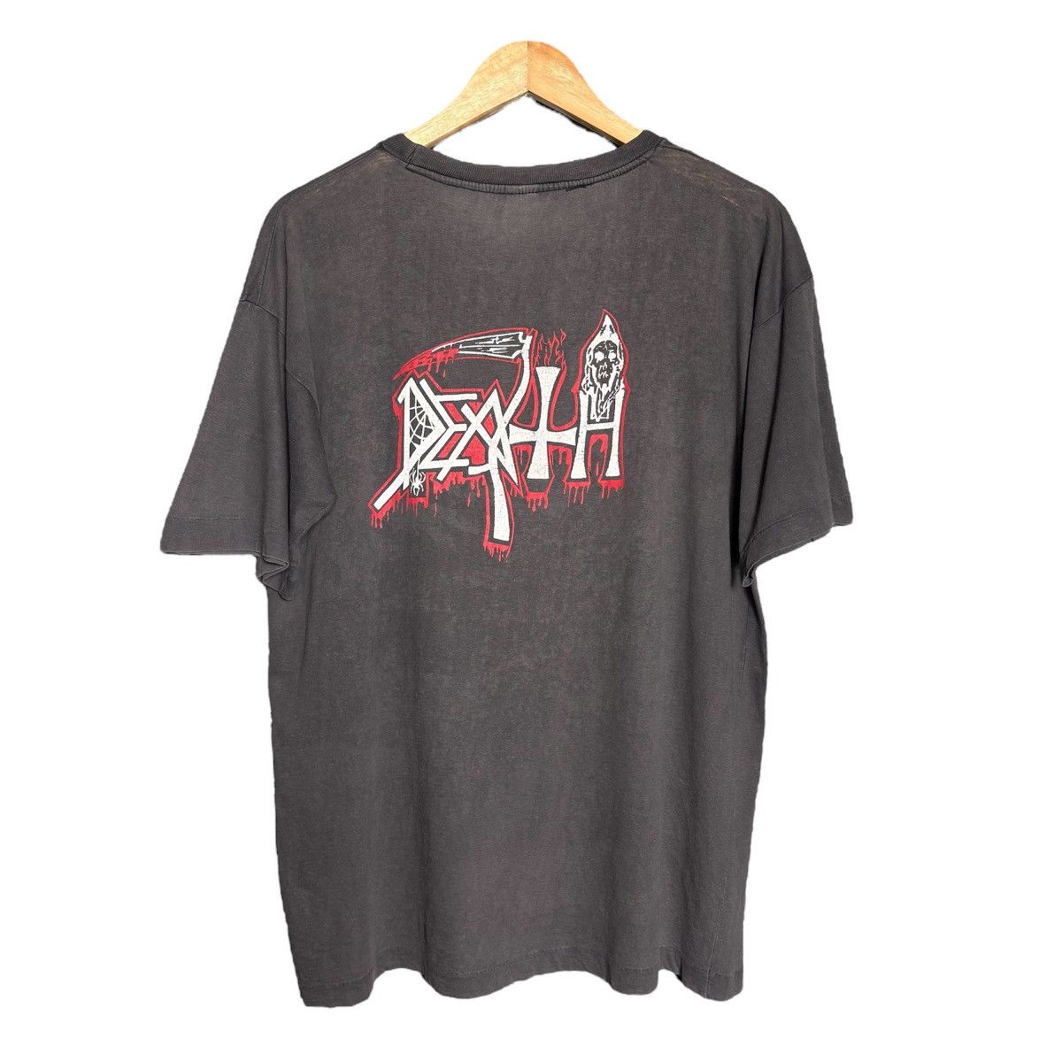 Band Tees Rare Vintage 90s Death Symbolic T-Shirt / Death Metal Size US XL / EU 56 / 4 - 2 Thumbnail