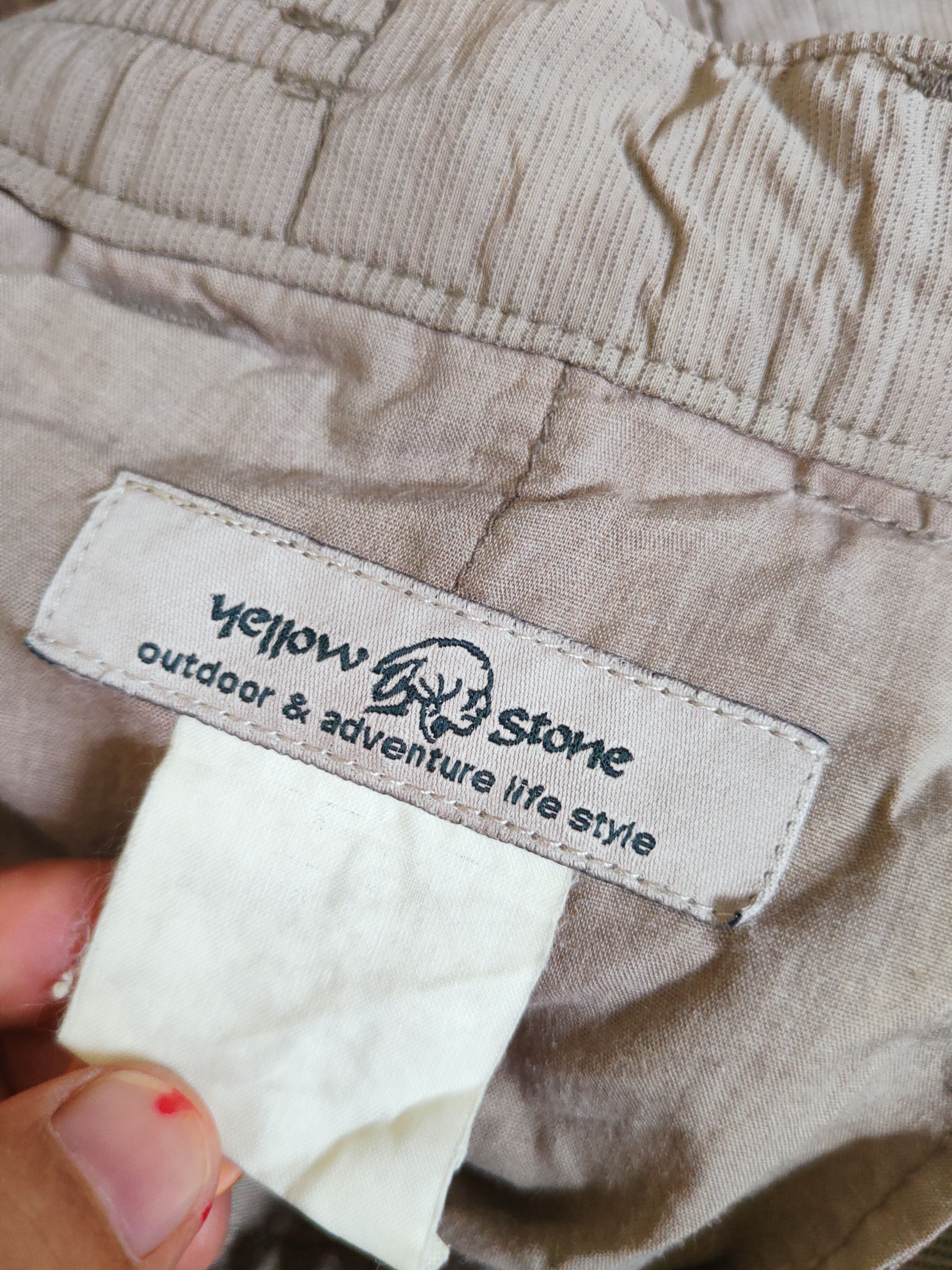 Japanese Brand Yellow Stone Beige Multipocket Sweatpants #W338 Size US 35 - 18 Thumbnail