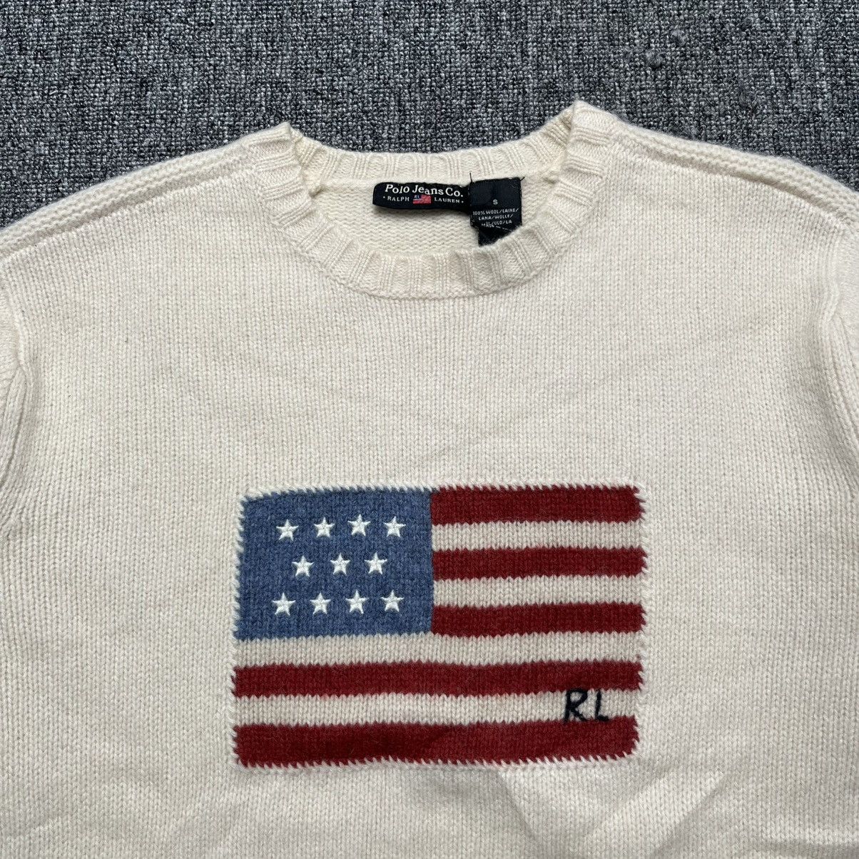 Polo Ralph Lauren Rare Polo Ralph Lauren State flag USA knitwear Size US S / EU 44-46 / 1 - 2 Thumbnail
