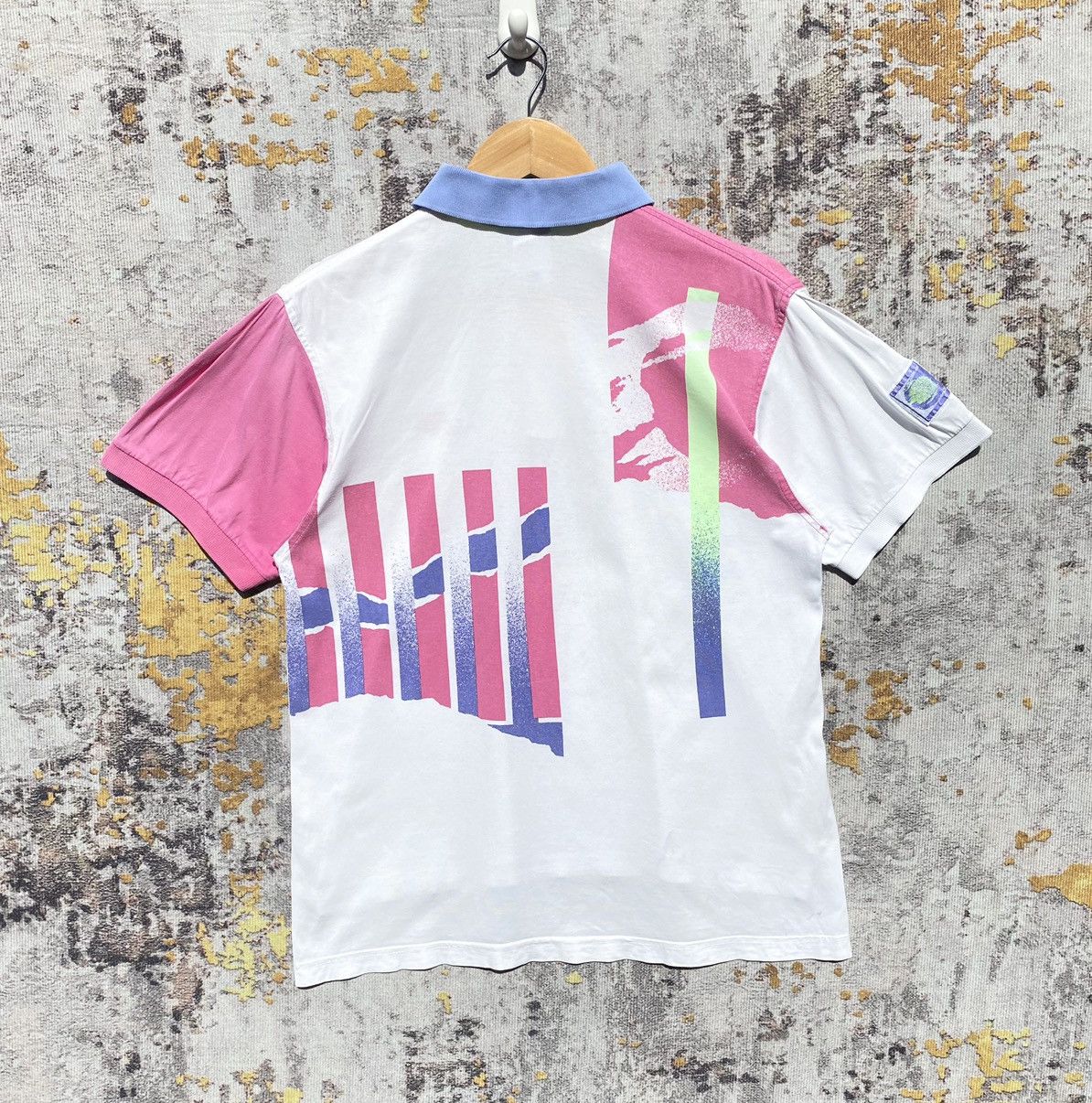 Nike Vintage Nike Agassi Challence Court Polo Shirt Distressed Size US S / EU 44-46 / 1 - 2 Thumbnail