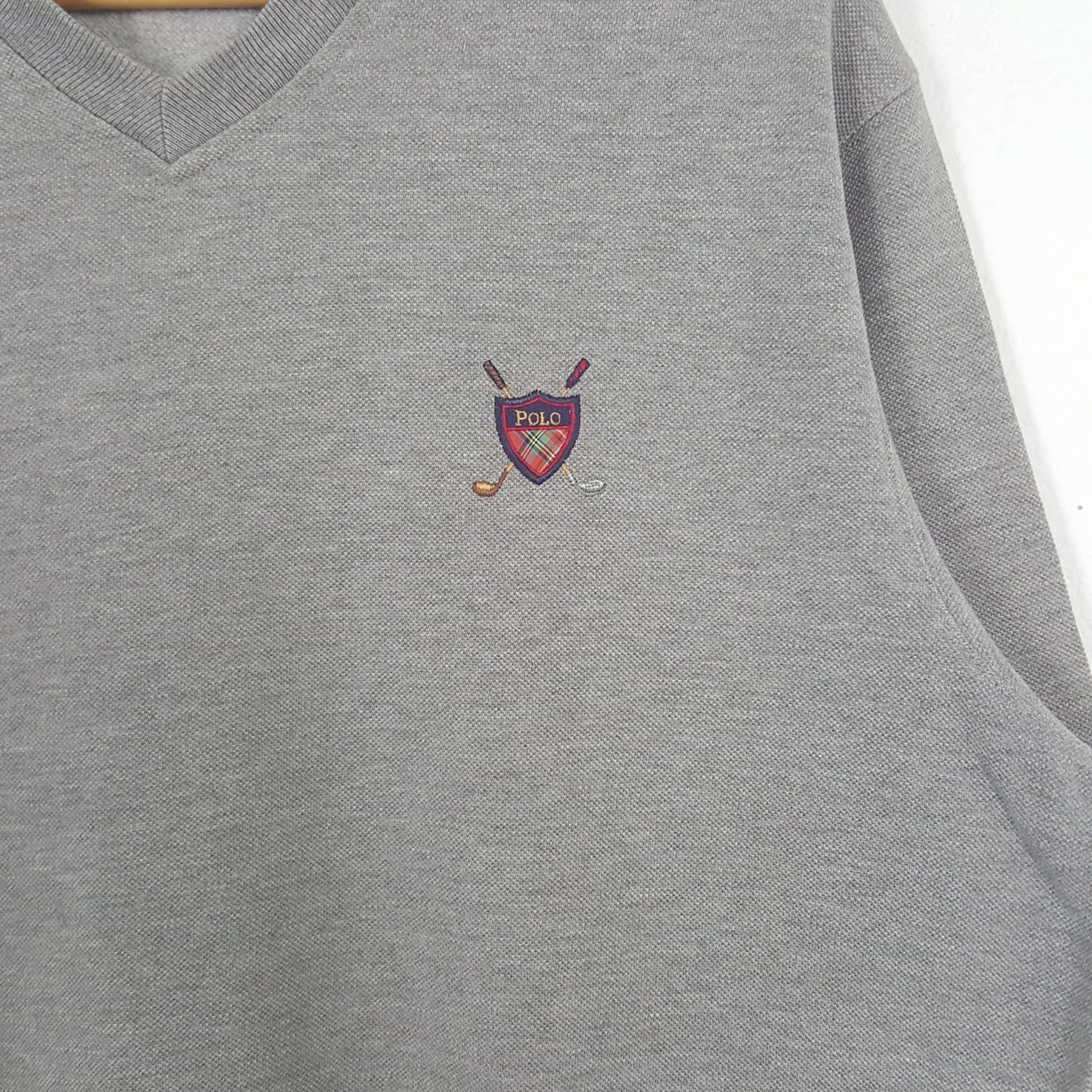 Polo Ralph Lauren × Vintage Vintage Polo Golf by Ralph Lauren American Brand Sweatshirt Size US L / EU 52-54 / 3 - 2 Thumbnail