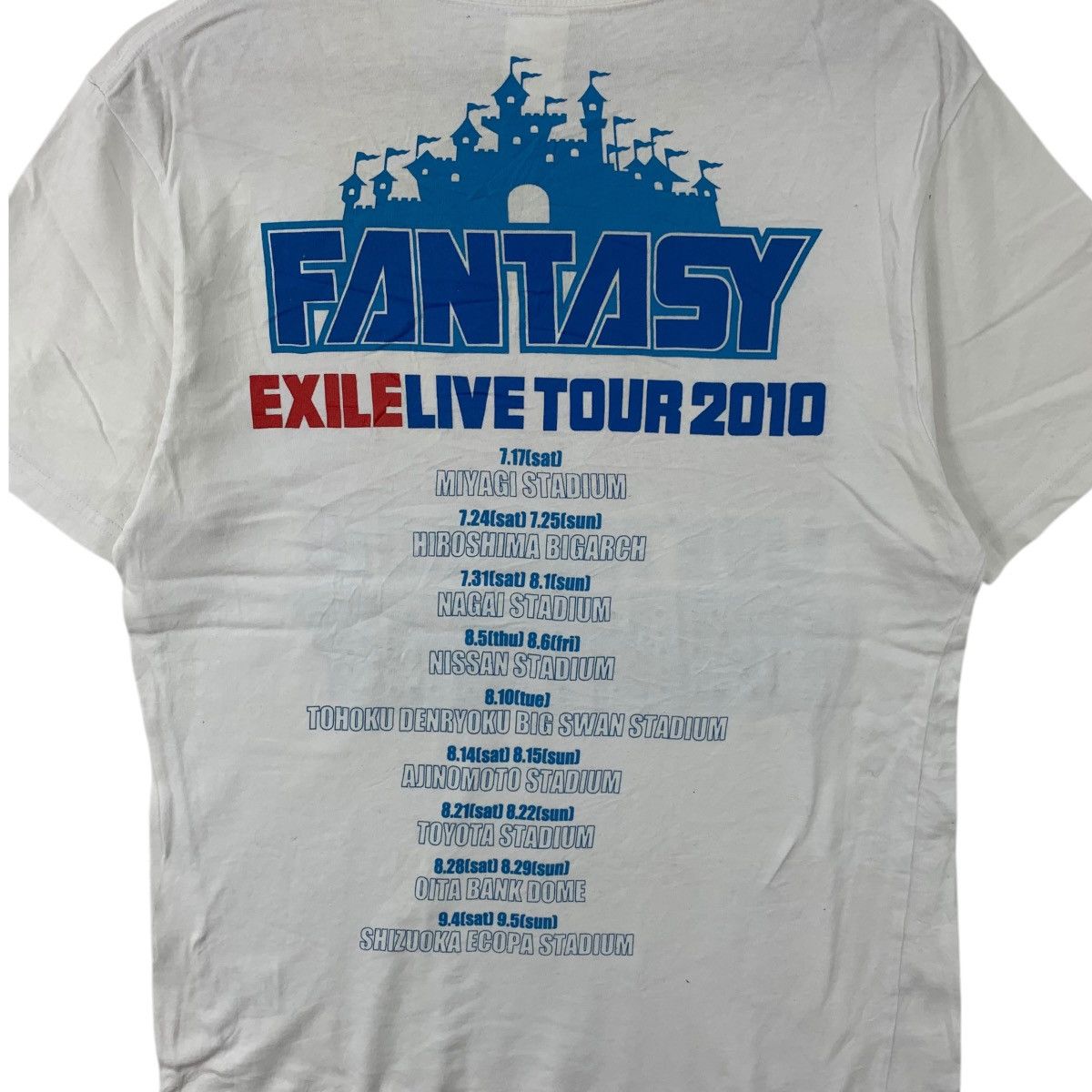 Band Tees EXILE FANTASY 2010 LIVE Tour Japan Idol Band Tee Shirt Top Size US M / EU 48-50 / 2 - 5 Thumbnail