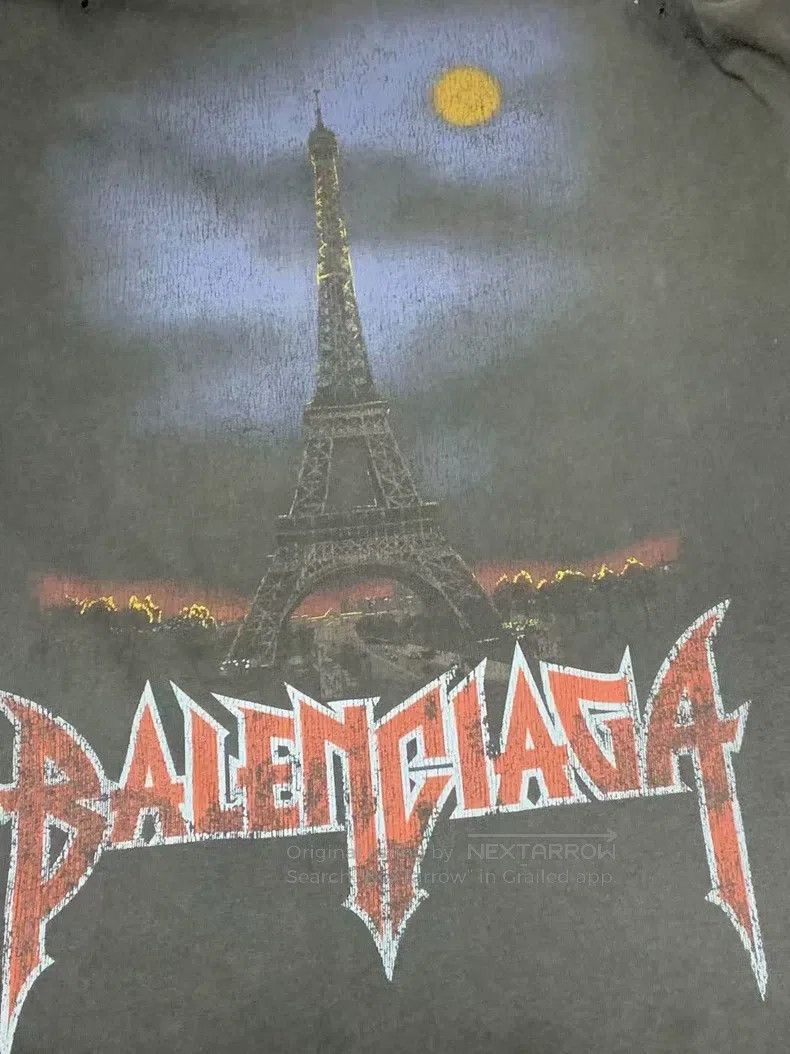 Balenciaga Balenciaga Printed Round Neck Casual Short Sleeve T-Shirt Size US M / EU 48-50 / 2 - 3 Thumbnail