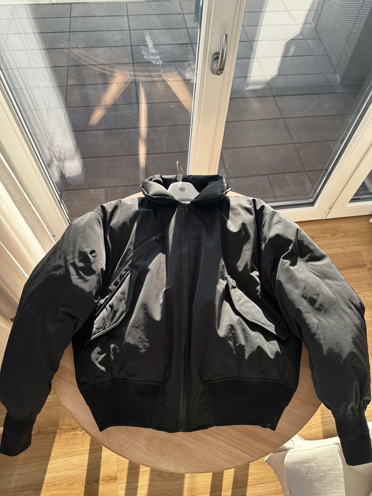RECTO RECTO Black Pokono Down Jacket (Gr.L) Size US L / EU 52-54 / 3 - 7 Thumbnail