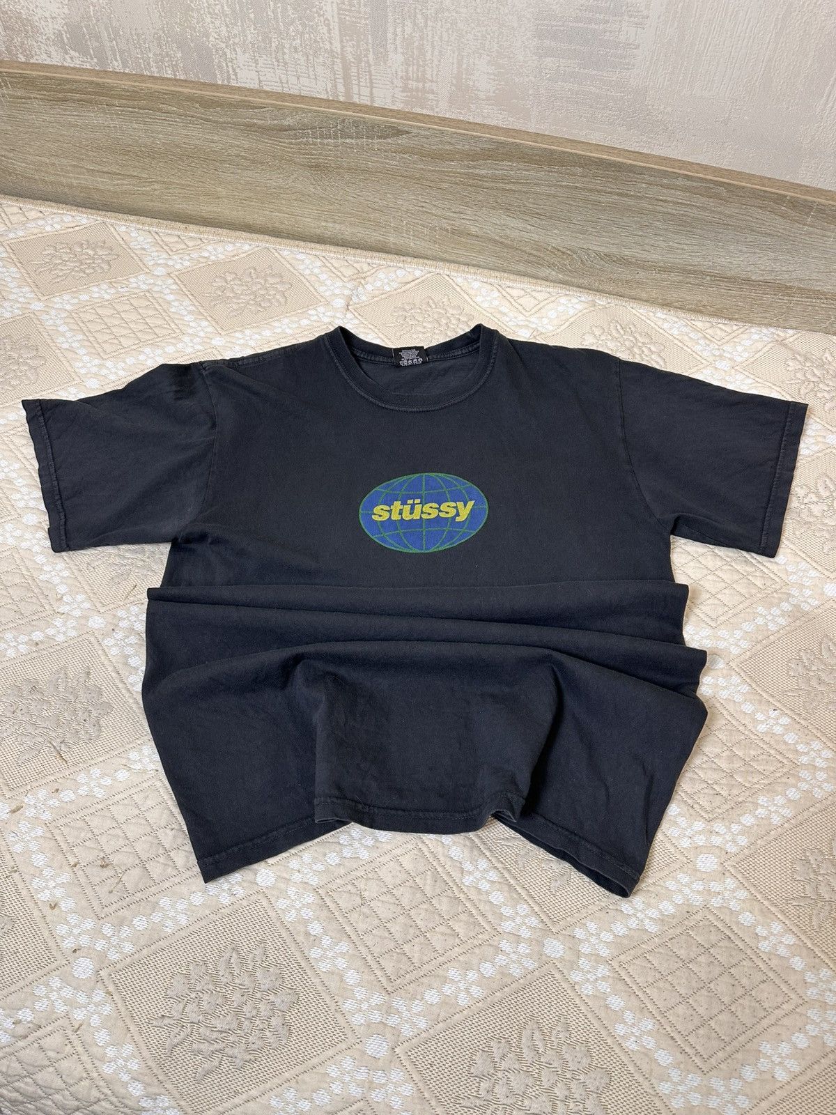 Stussy 🔥 Stussy Worldwide Logo Vintage Faded Distressed T Shirt Size US M / EU 48-50 / 2 - 2 Thumbnail