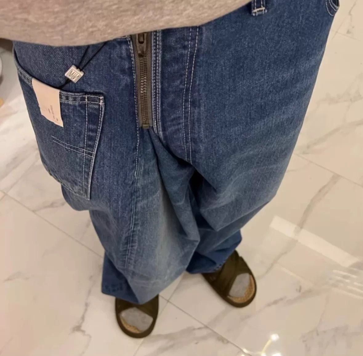 N.Hoolywood Graphpaper x N.HOOLYWOOD Asym Waist 44 Jeans Free Size Size US 28 / EU 44 - 9 Thumbnail