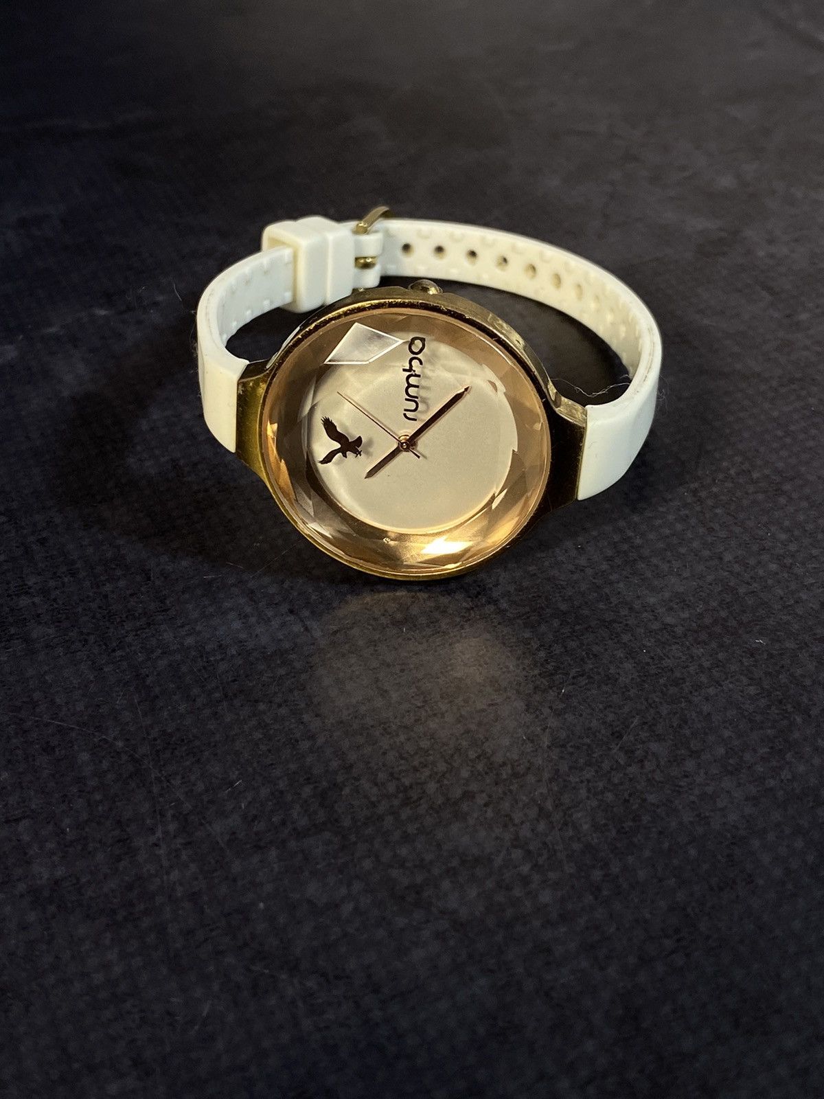 Japanese Brand × Vintage Stylish Rumba American Eagle Watch with White Strap Size ONE SIZE - 7 Thumbnail
