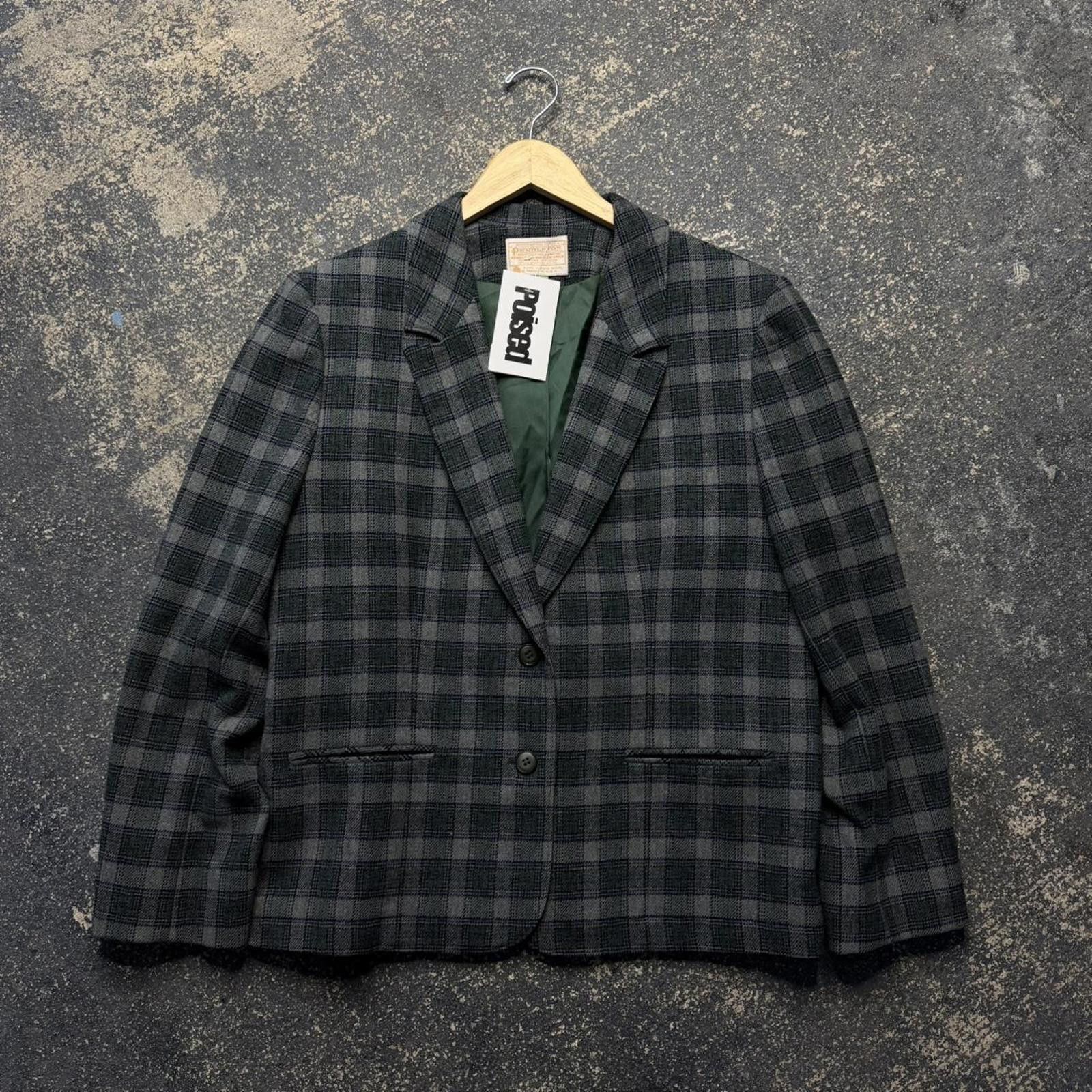 Pendleton Vintage 50’s Pendleton Womens Wool Blazer Size M / US 6-8 / IT 42-44 - 1 Thumbnail