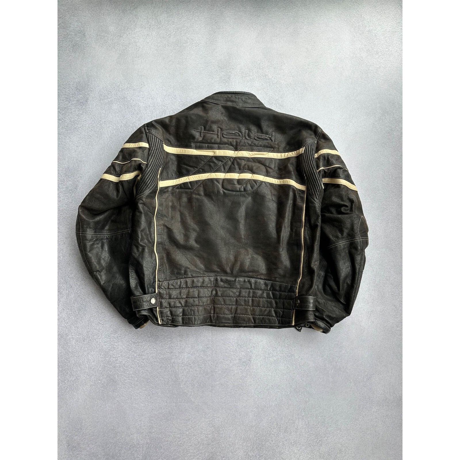 Vintage VTG Held Racing Leather Jacket Punk Faded Brown Moto Y2K Size US M / EU 48-50 / 2 - 5 Thumbnail