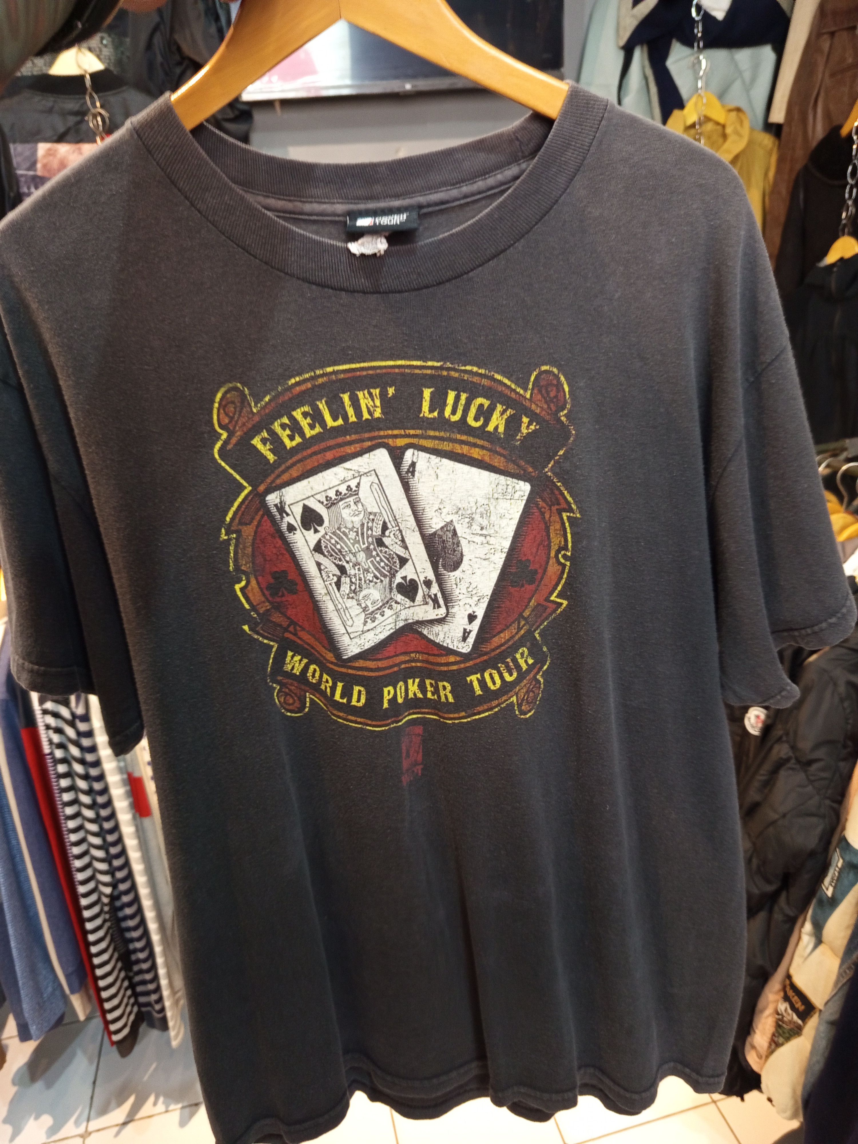 Other Y2K World Poker Tour Feelin’ Lucky Tee Size US L / EU 52-54 / 3 - 5 Thumbnail